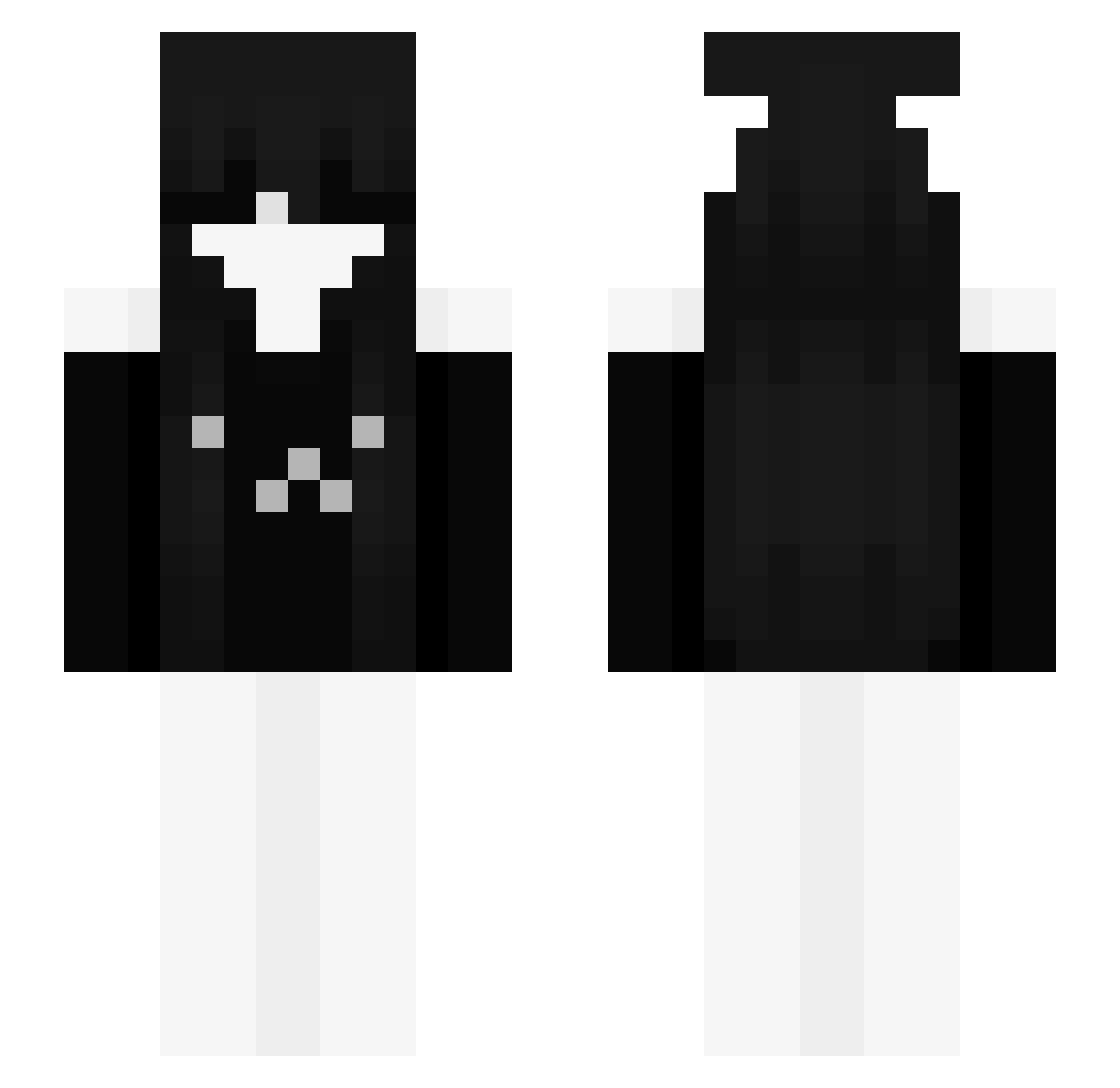 funionss Minecraft skin, front and back view
