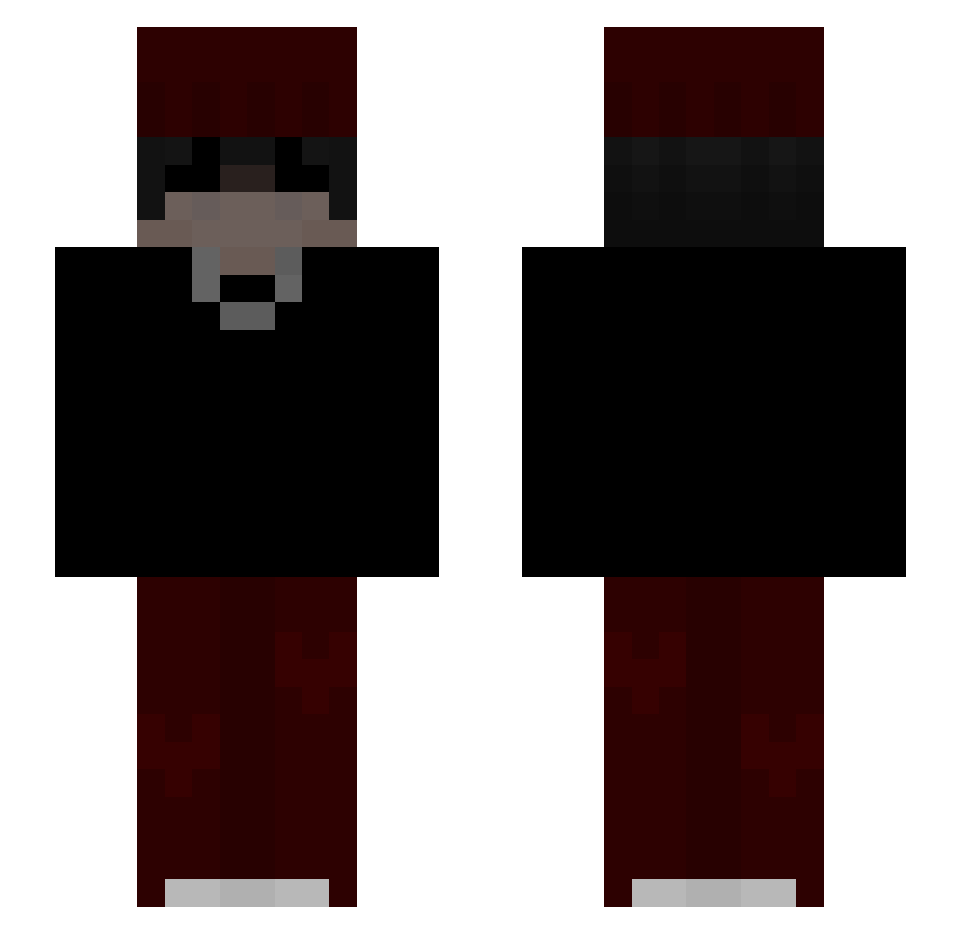 tuhhz4 Minecraft skin, front and back view