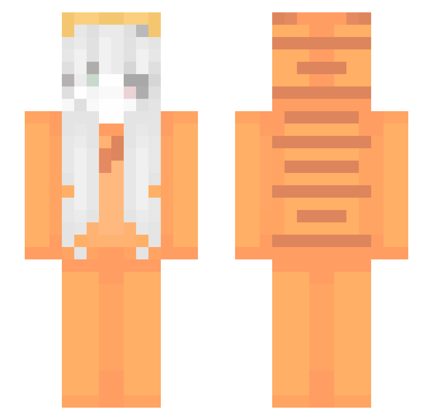 zkingheftigjr Minecraft skin, front and back view