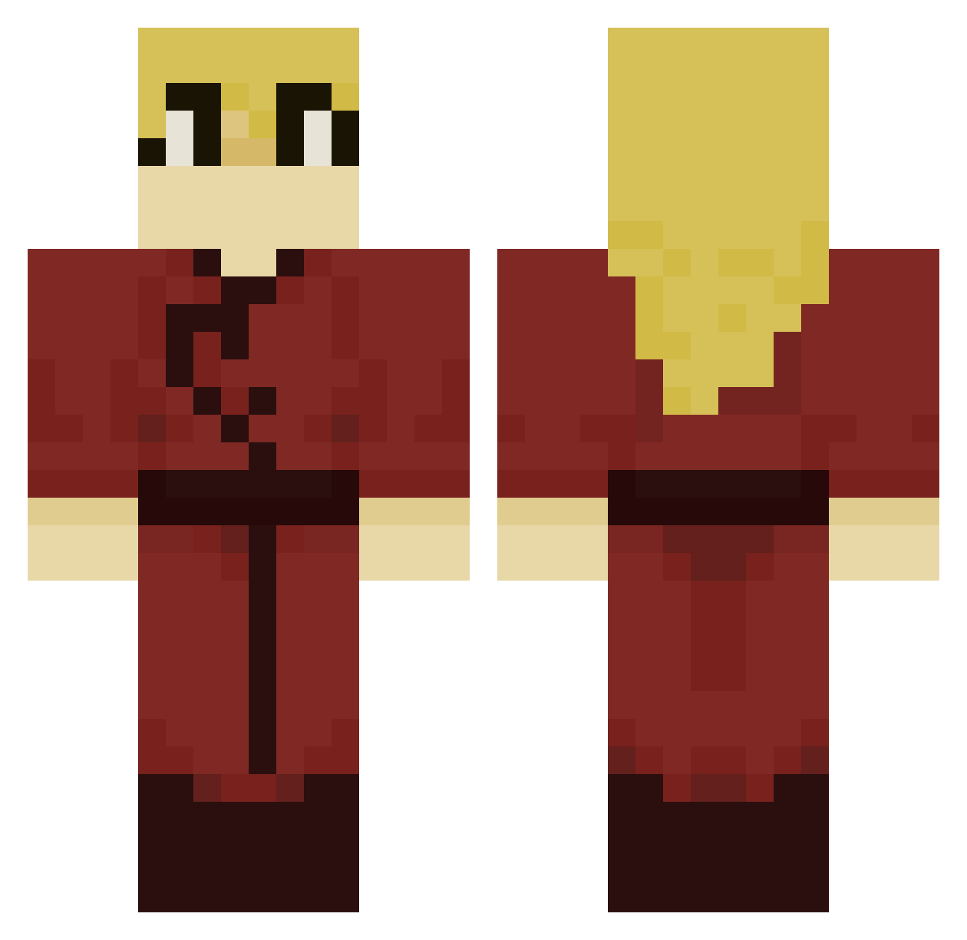 Kyle_smith2343 Minecraft skin, front and back view