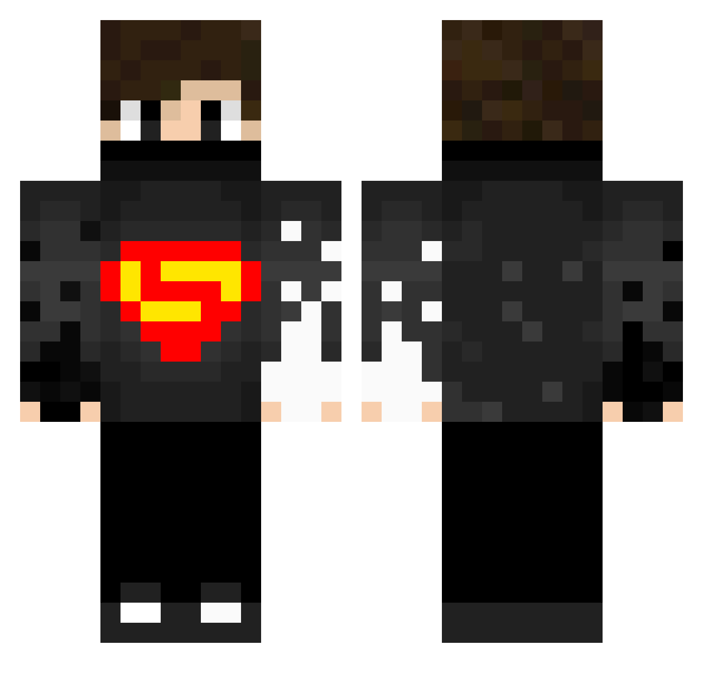Battle_Wins Minecraft skin, front and back view