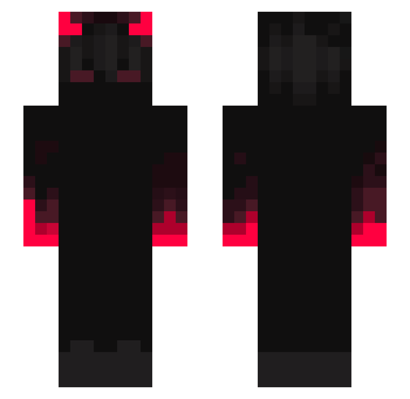 goleon15 Minecraft skin, front and back view