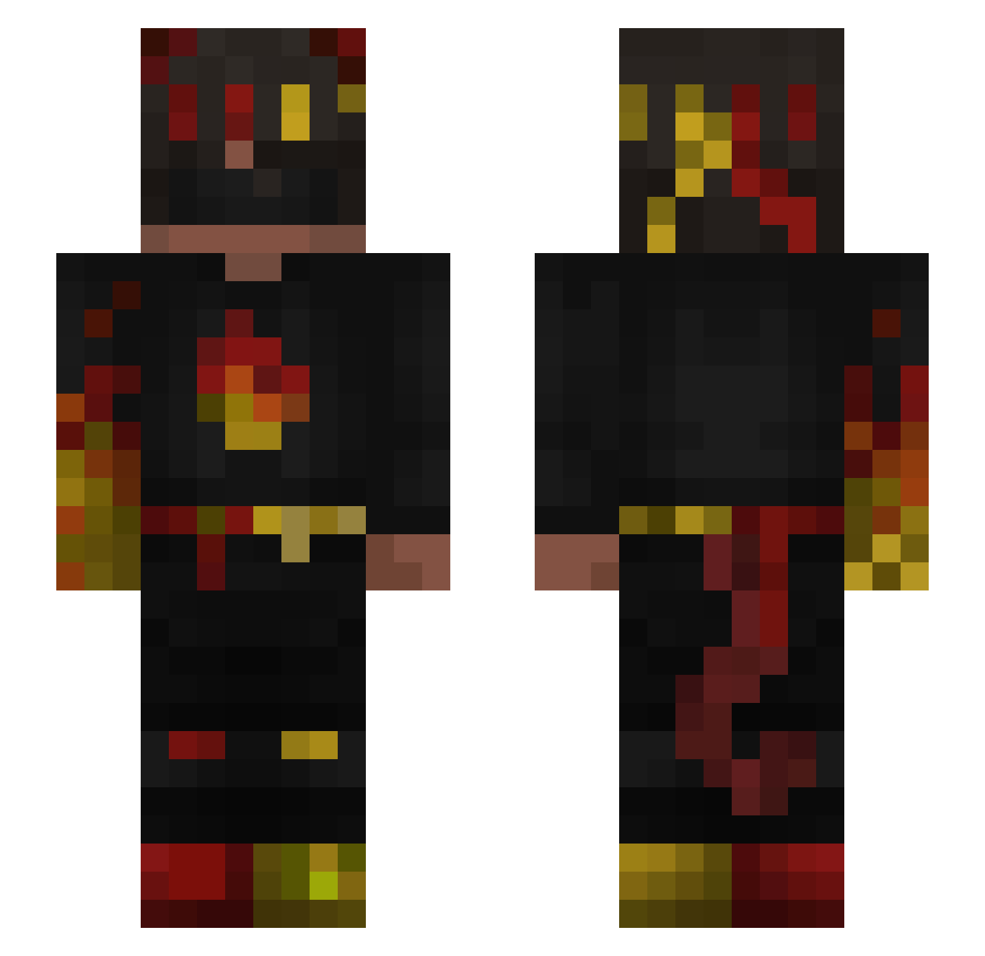 AlexBoy80 Minecraft skin, front and back view