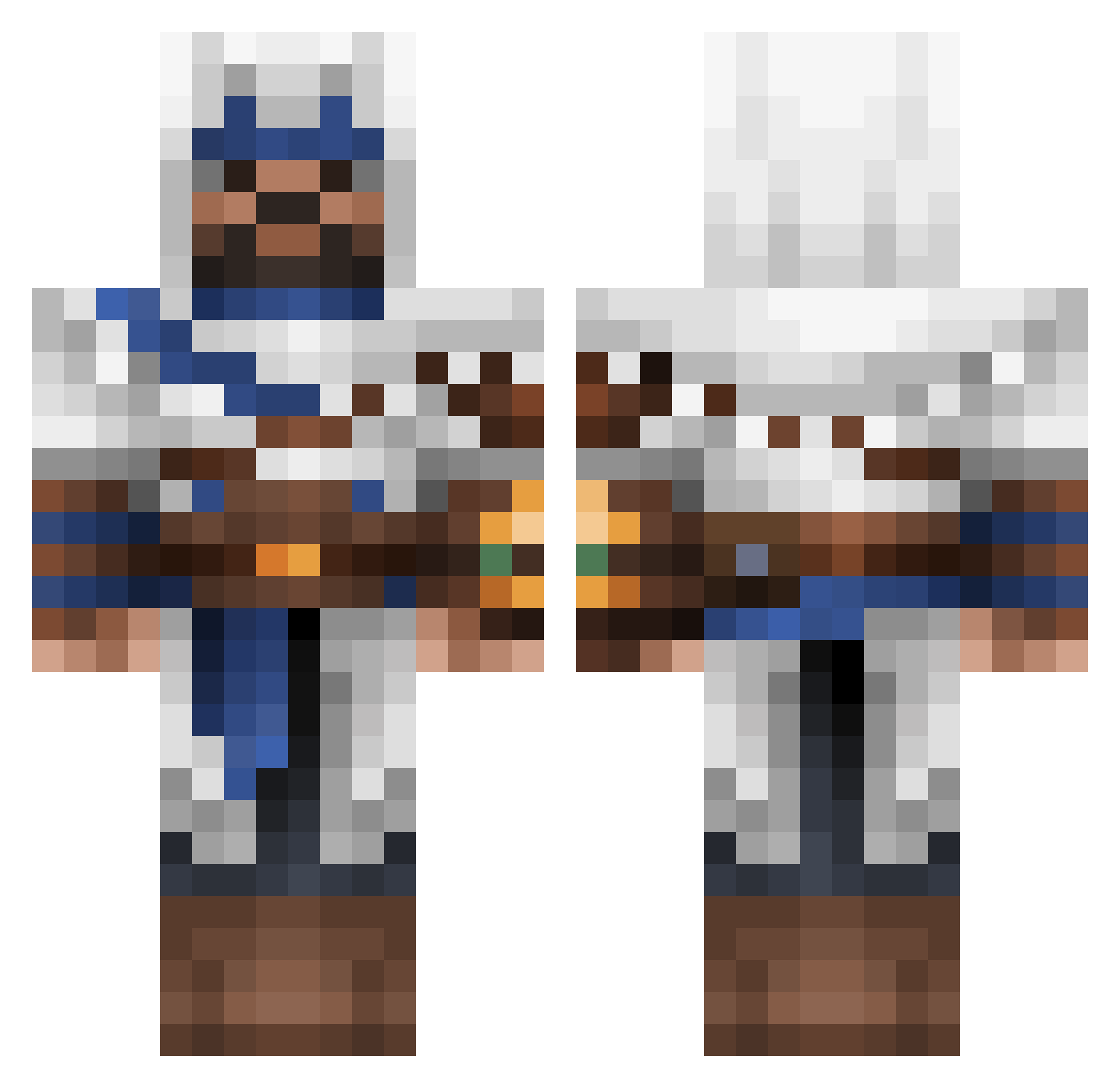 jackisdownbaaaad Minecraft skin, front and back view