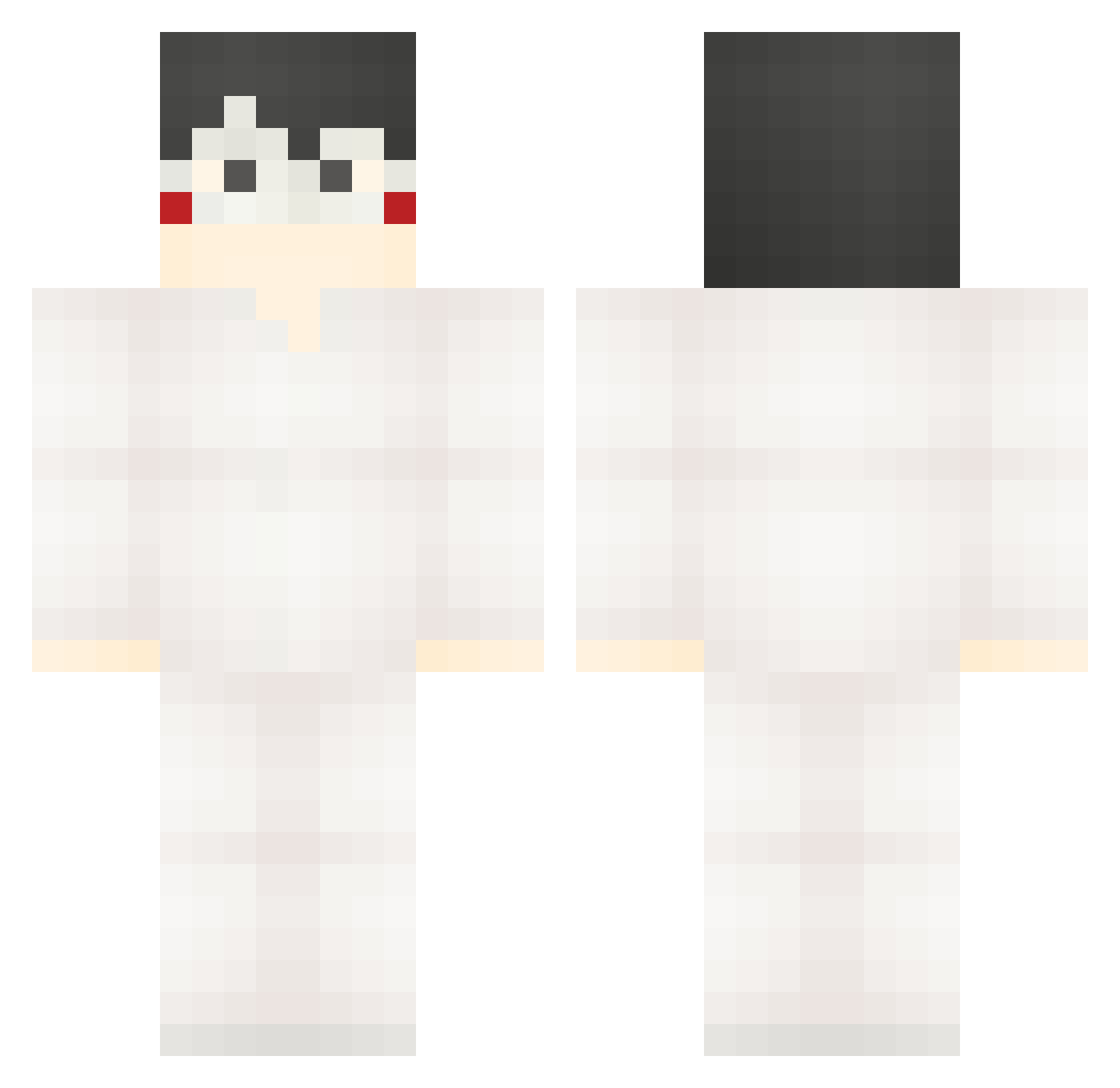 noogooseyong Minecraft skin, front and back view