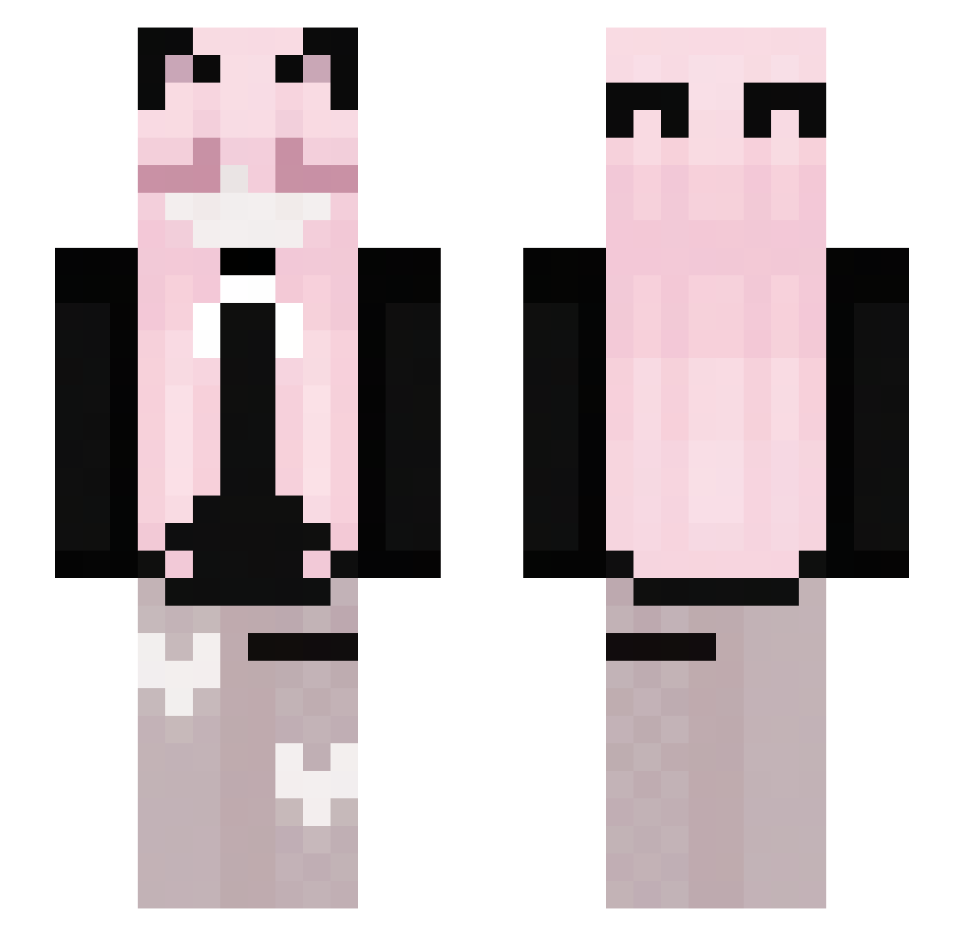 twix_8 Minecraft skin, front and back view