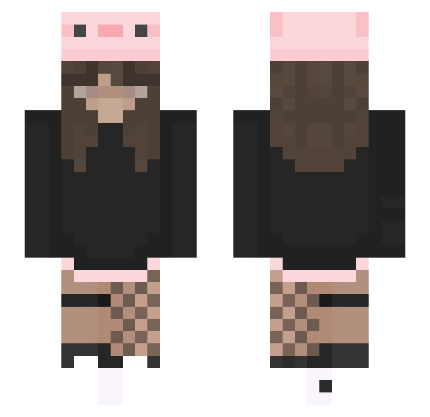 zPatton Minecraft skin, front and back view