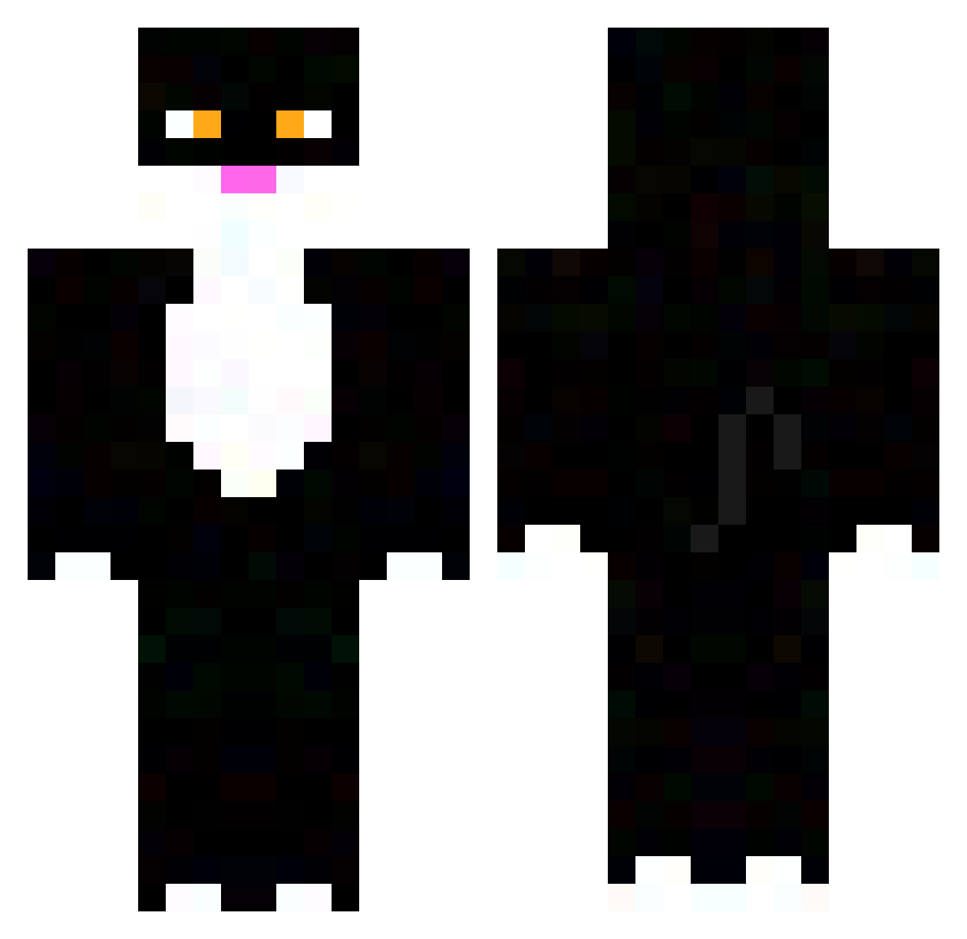 16pointasterisk Minecraft skin, front and back view