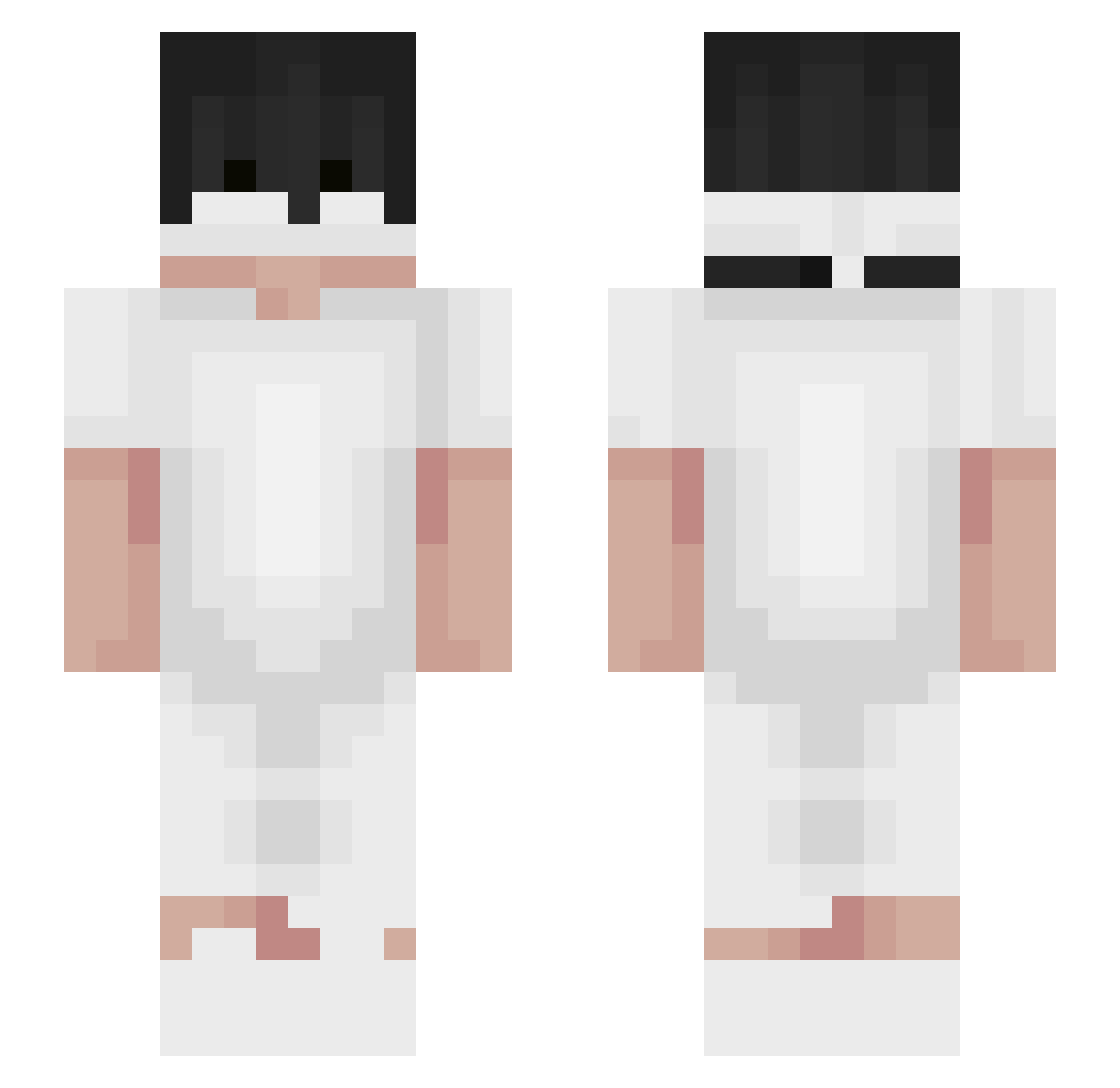 six_18 Minecraft skin, front and back view