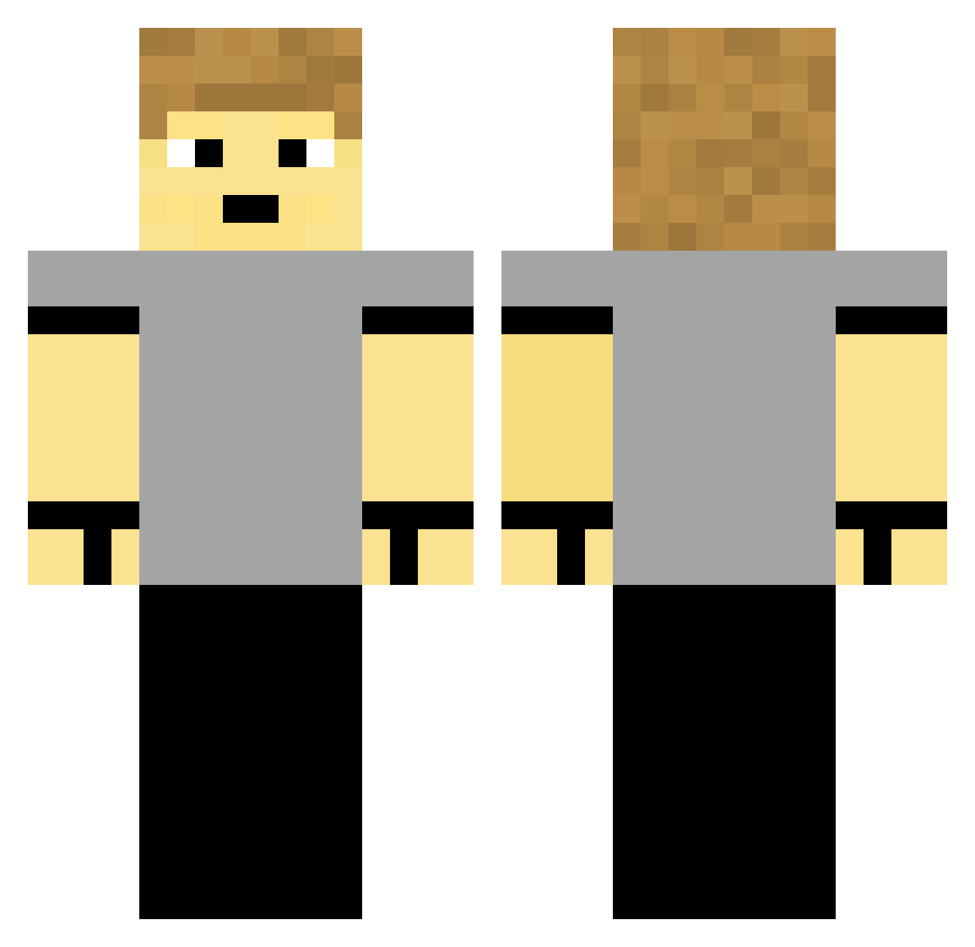 ggMarci Minecraft skin, front and back view