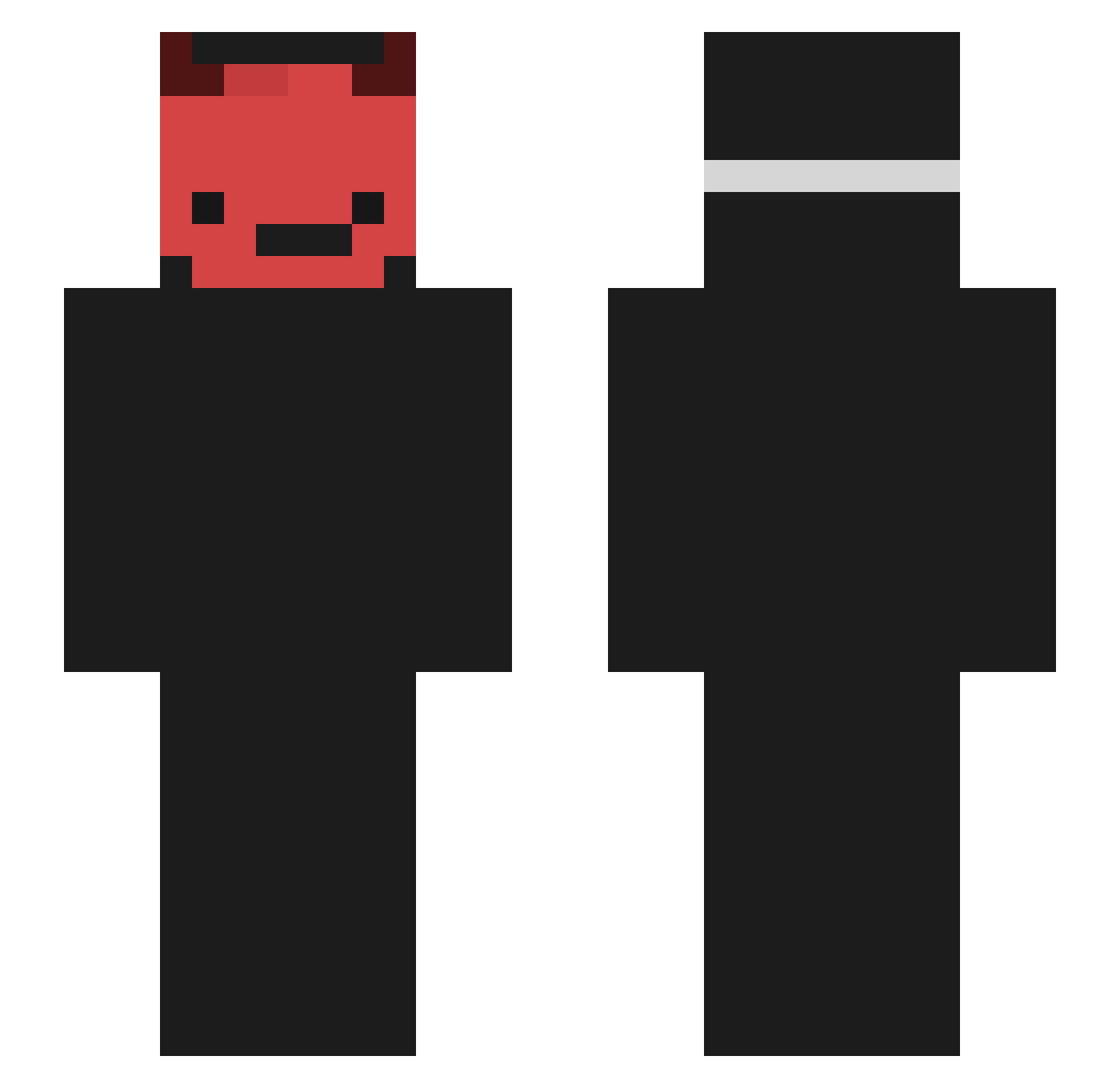 GayEmrxify Minecraft skin, front and back view