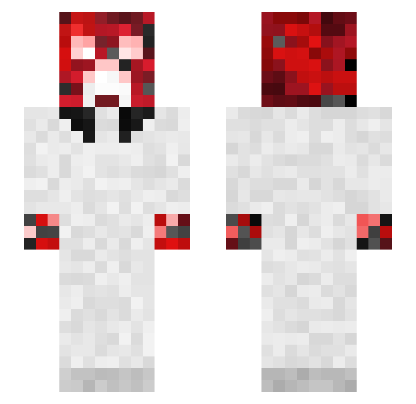 real_lthegamer Minecraft skin, front and back view
