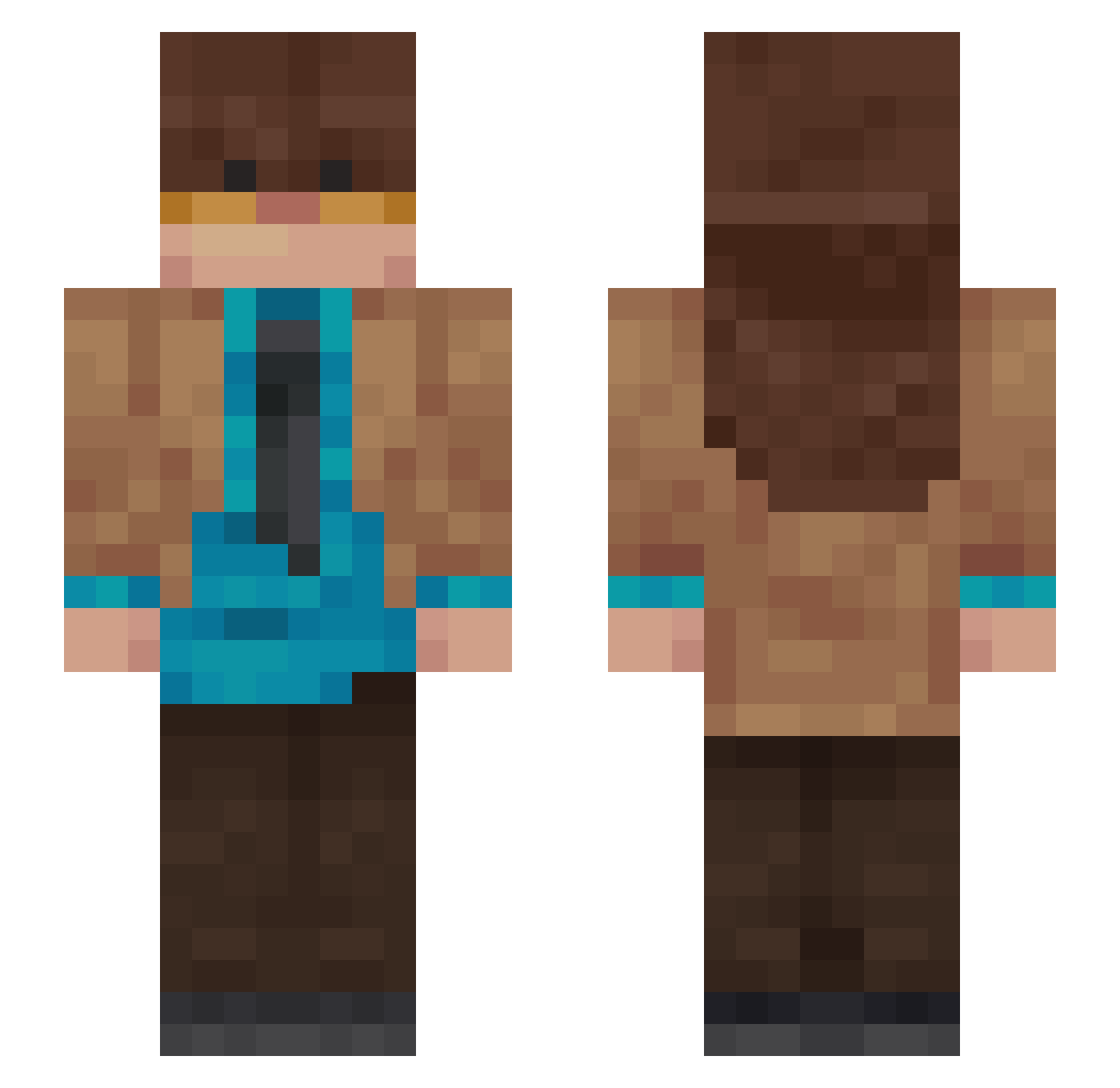 cloudy31_ Minecraft skin, front and back view