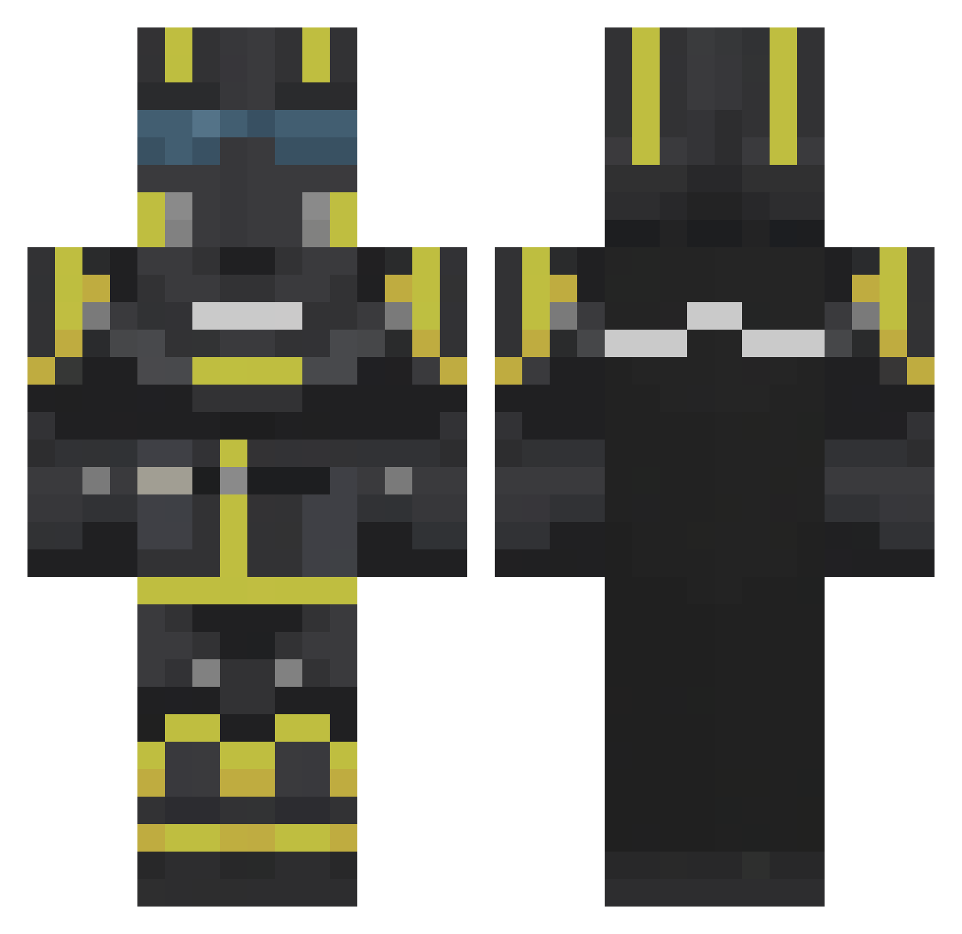 sleepless_starz Minecraft skin, front and back view