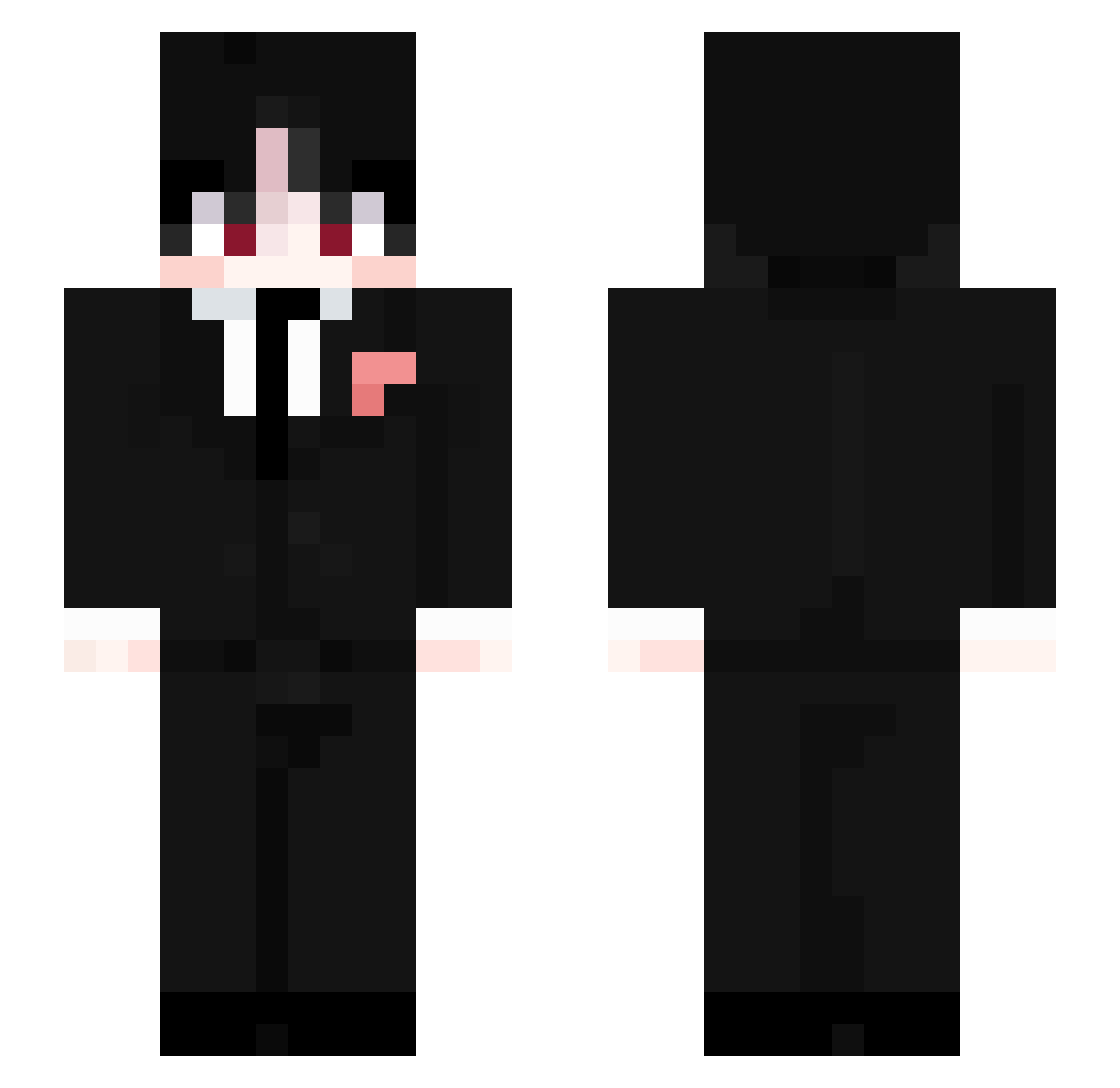 SOLEUM_K Minecraft skin, front and back view