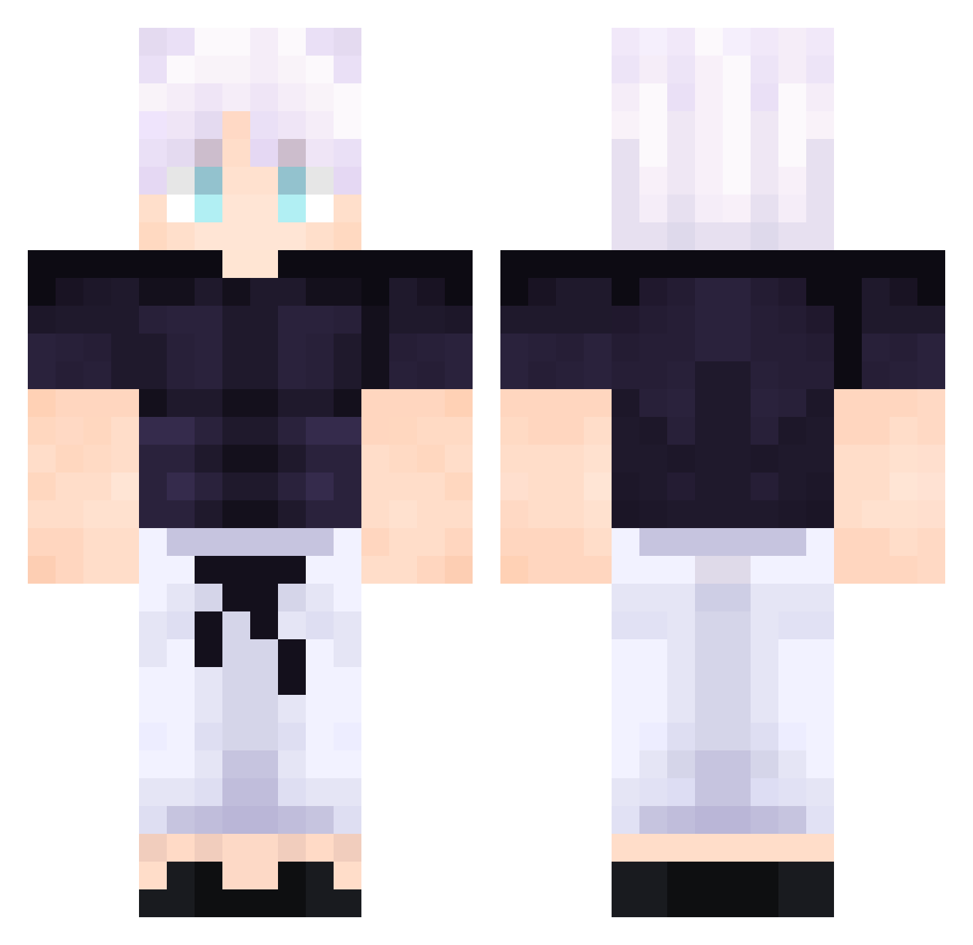 Lanford69wavy9 Minecraft skin, front and back view