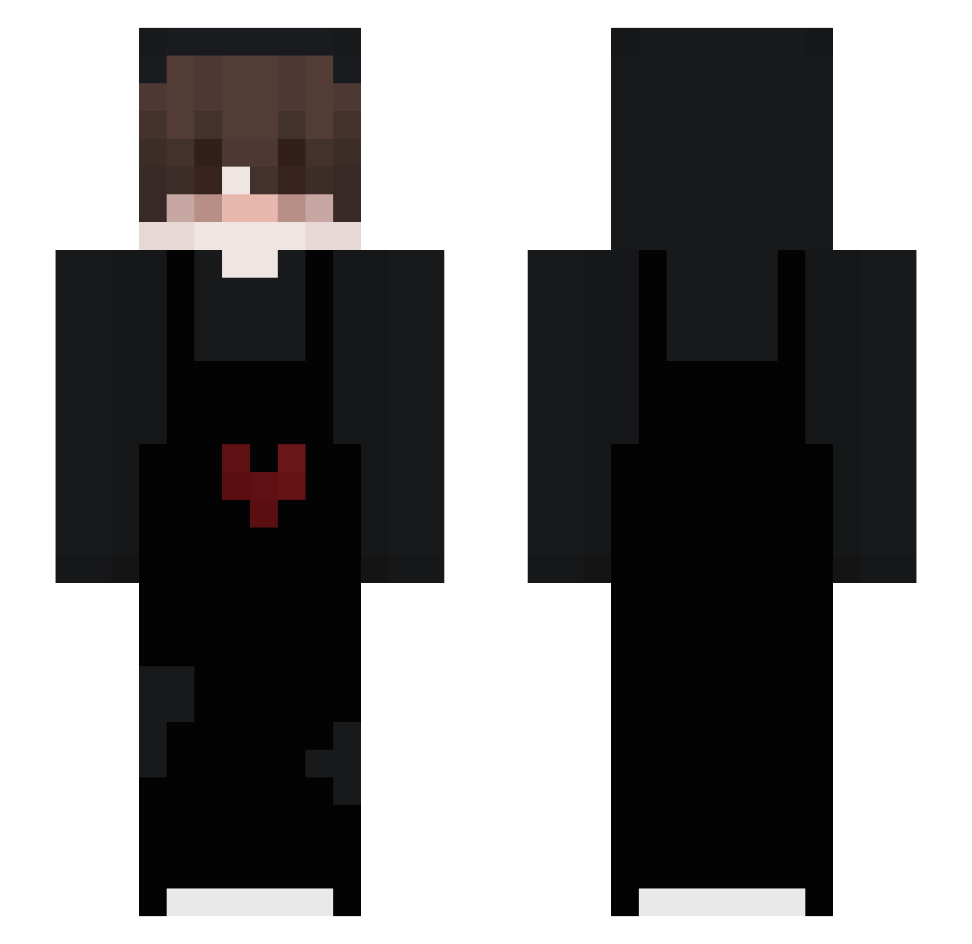 XDorukZ Minecraft skin, front and back view