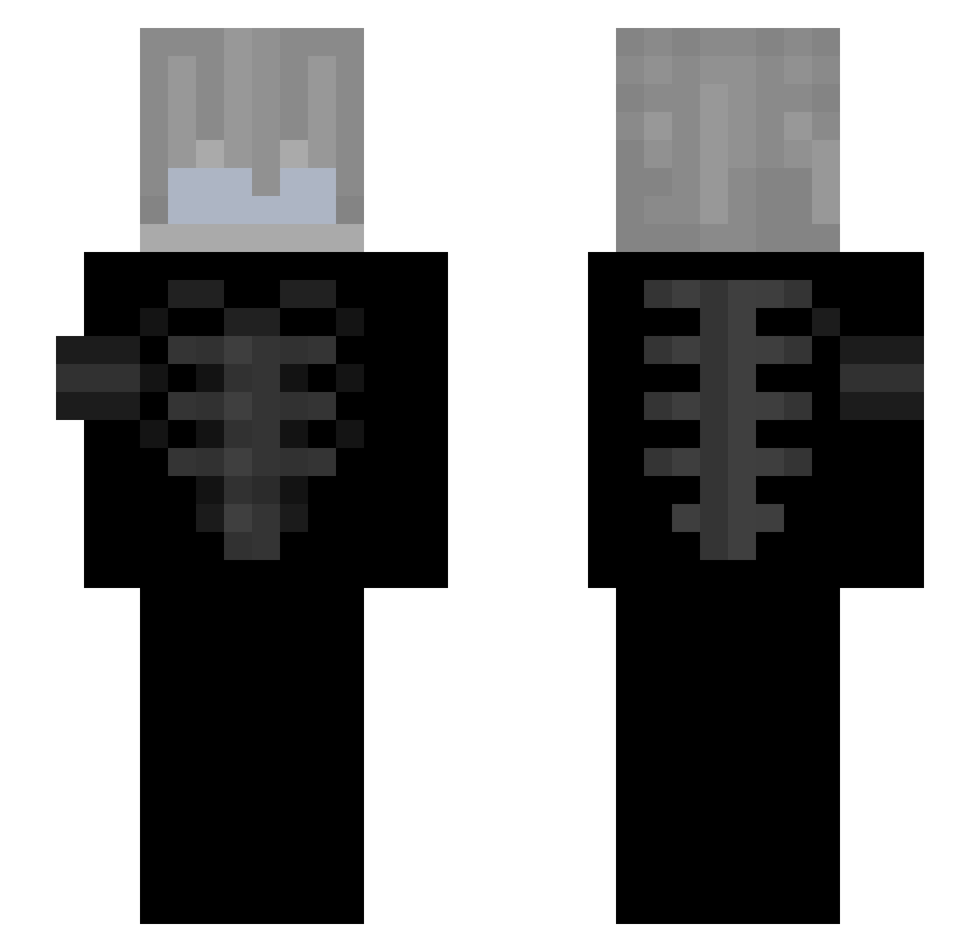 ga4bsart Minecraft skin, front and back view