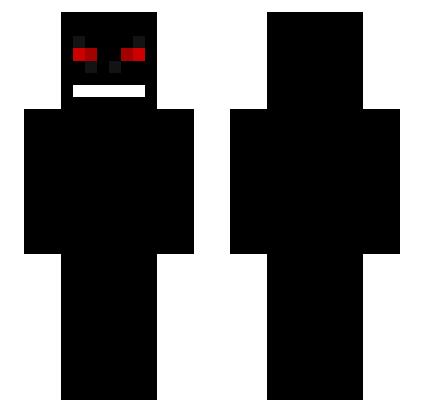 Blue___Dolphin Minecraft skin, front and back view