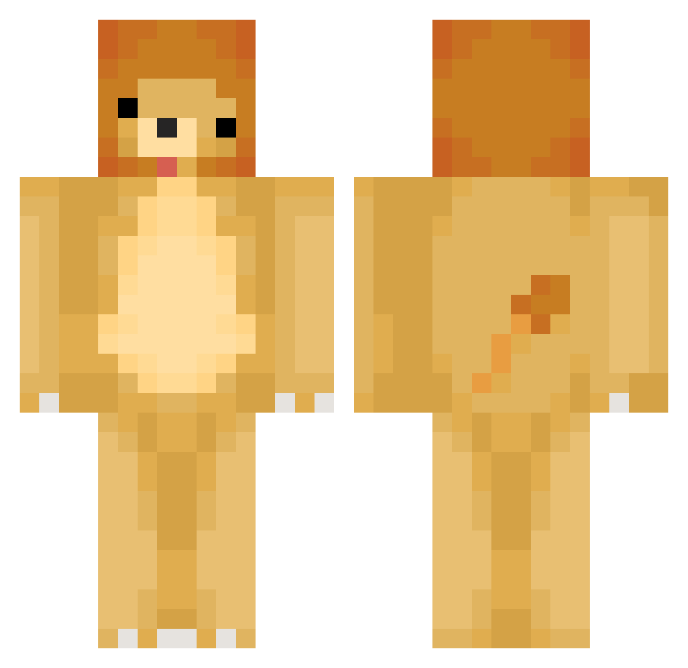 seungmin2008 Minecraft skin, front and back view