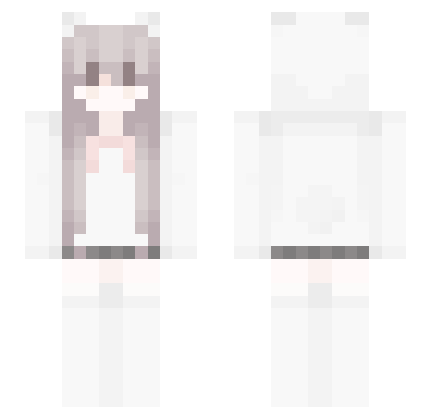 bignejm27 Minecraft skin, front and back view