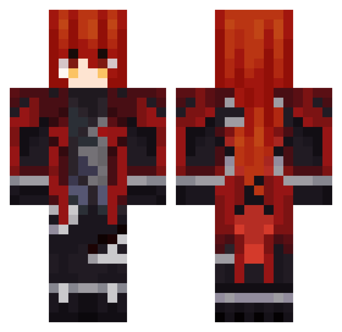 MrGod_ Minecraft skin, front and back view