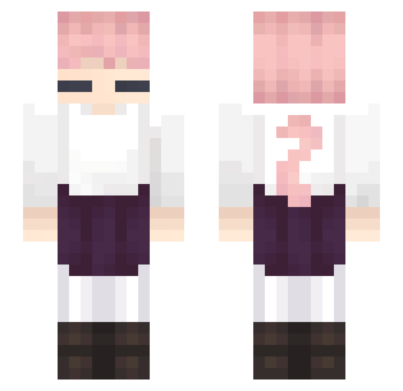 Shkarpetka_ Minecraft skin, front and back view