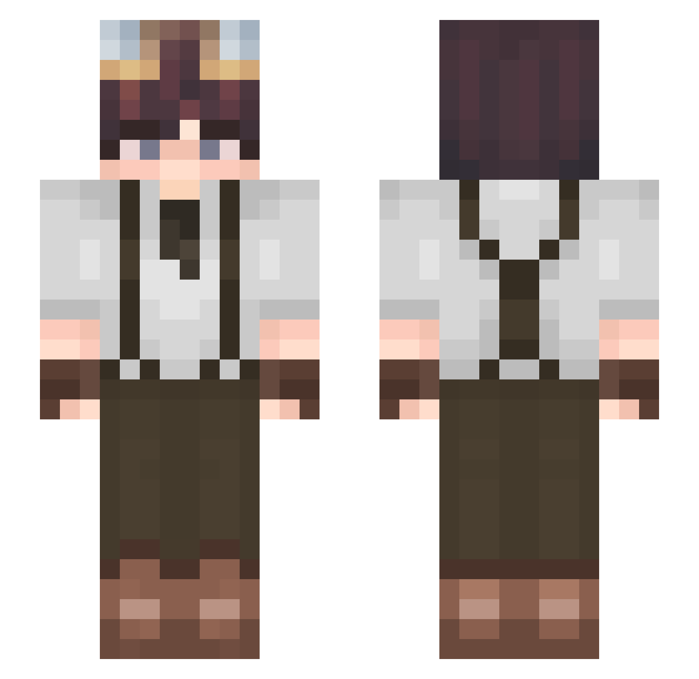 pomelo_hn Minecraft skin, front and back view