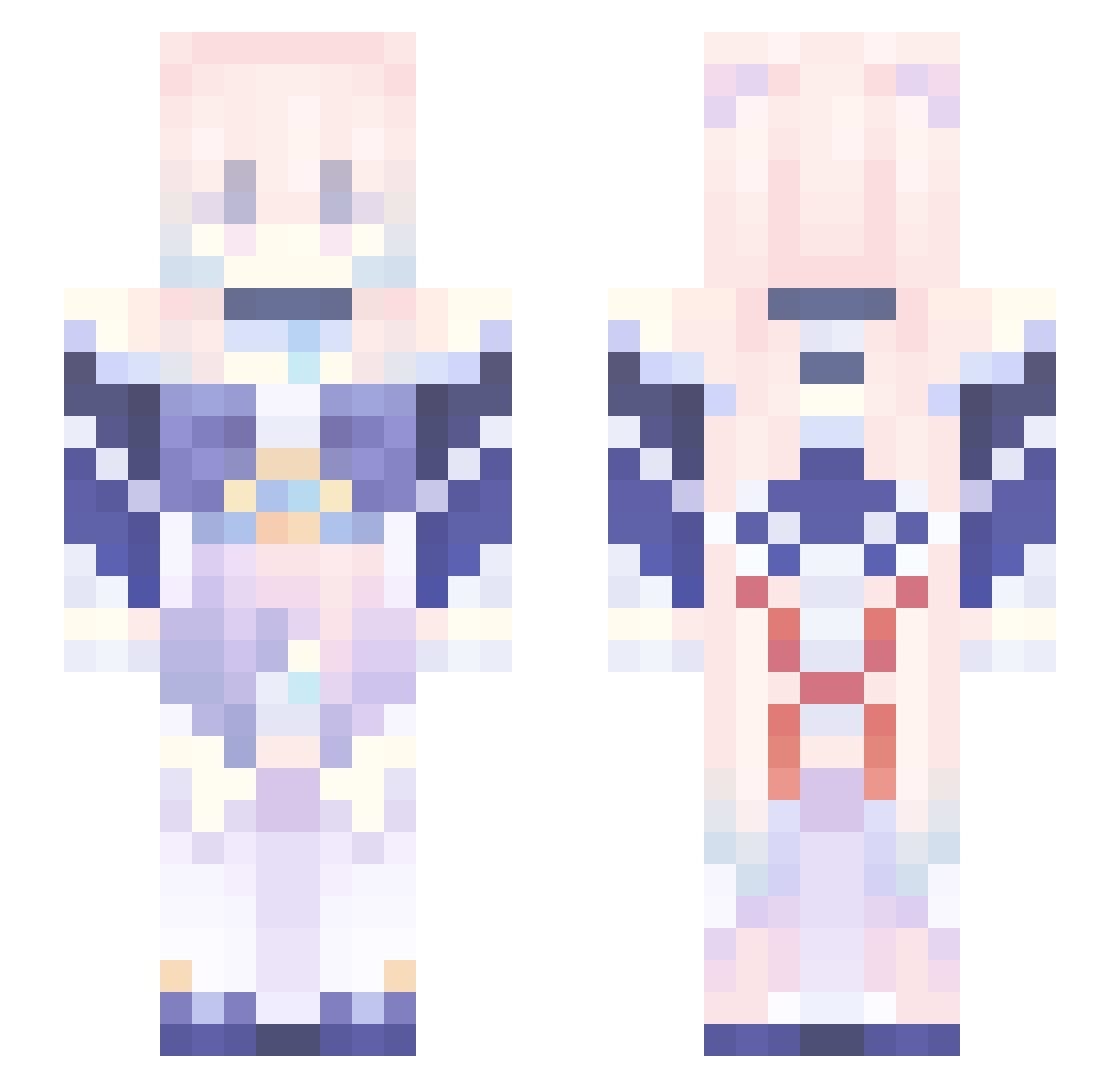 ukatan_0813 Minecraft skin, front and back view