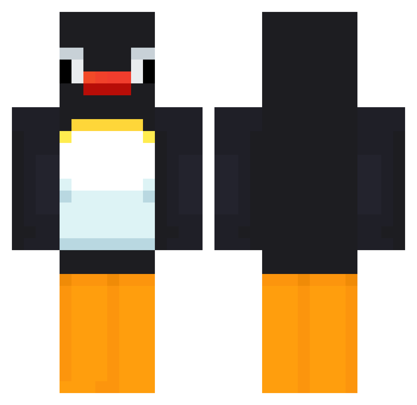 Meyyriuu Minecraft skin, front and back view