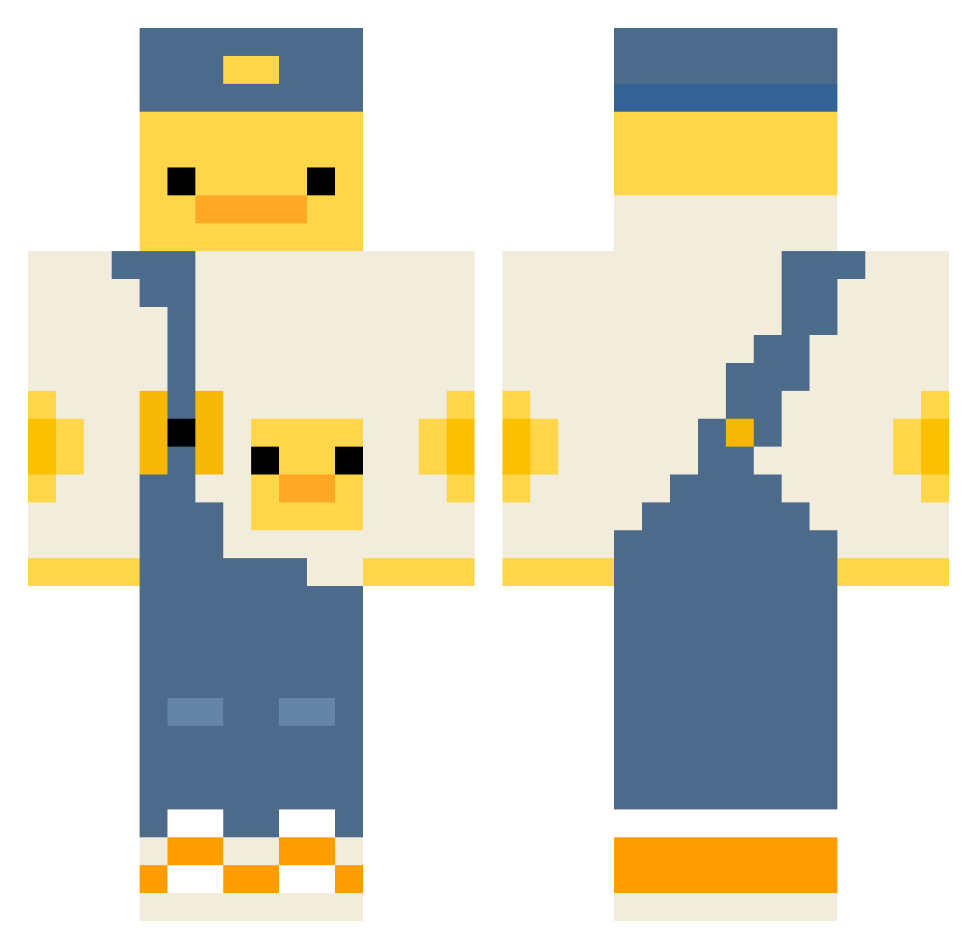 TleSavageXII Minecraft skin, front and back view
