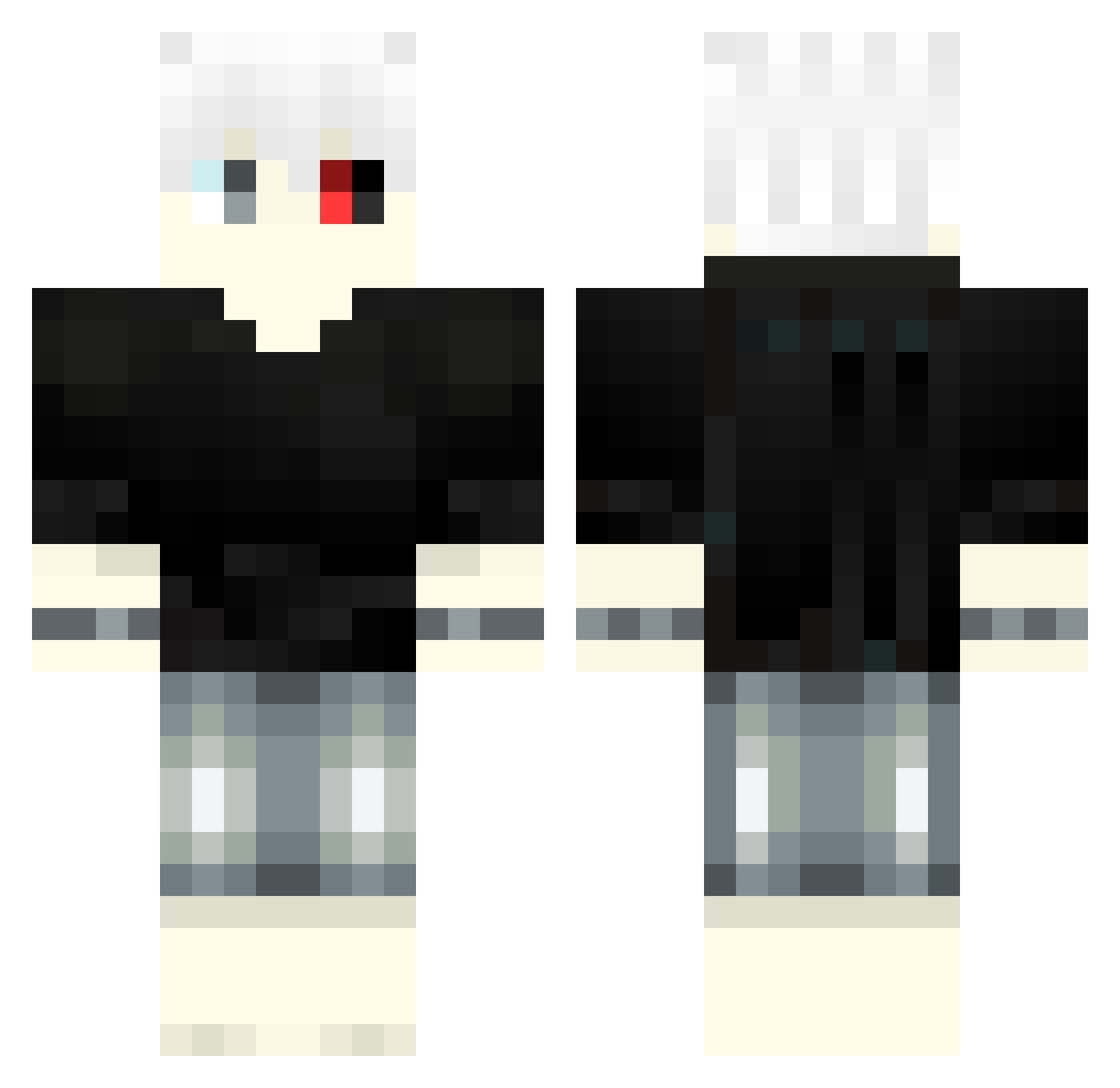 ChaSiewPng Minecraft skin, front and back view