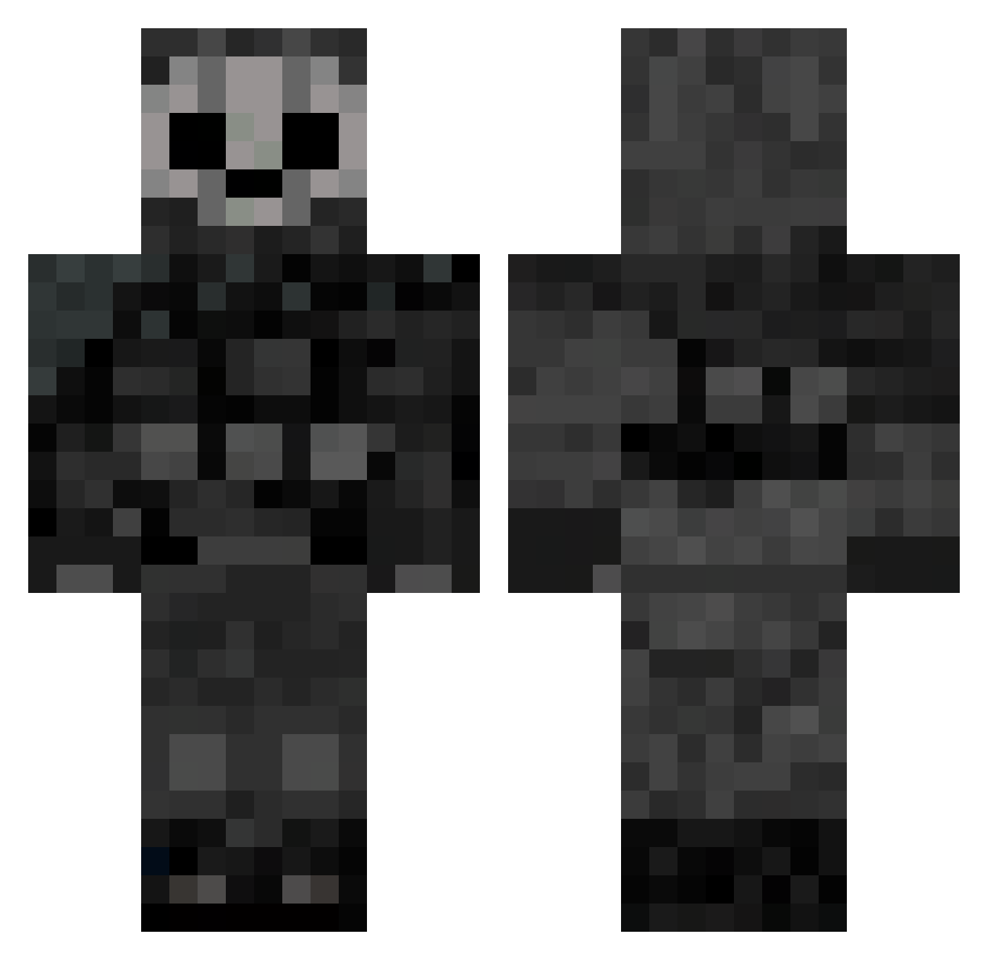 TunfischBarde92 Minecraft skin, front and back view