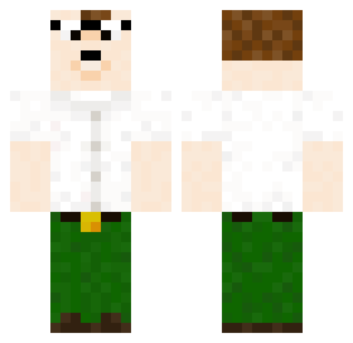 SemperFi23 Minecraft skin, front and back view