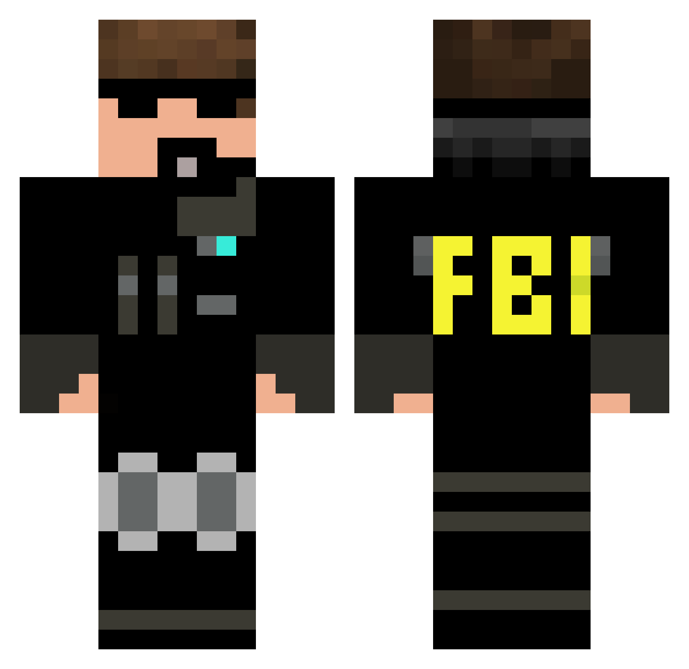TheLink_57 Minecraft skin, front and back view