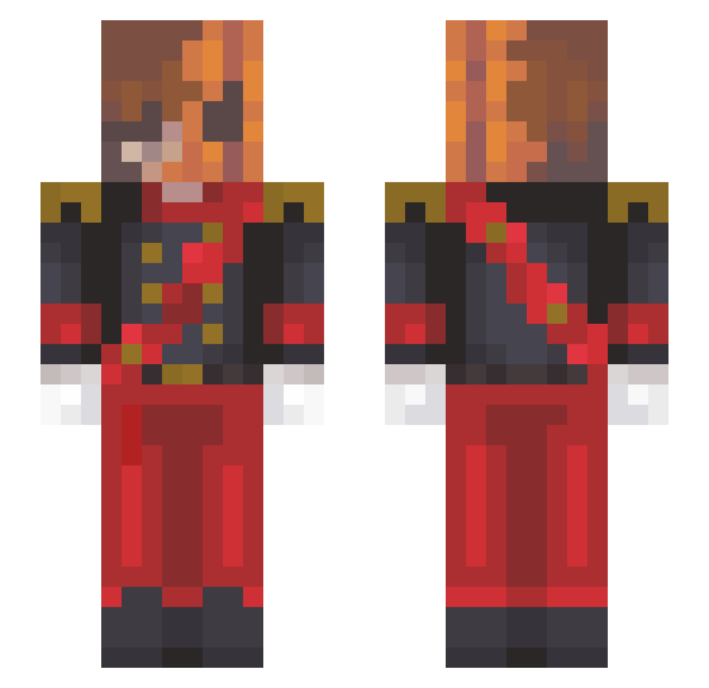 Franz_Nestasni Minecraft skin, front and back view
