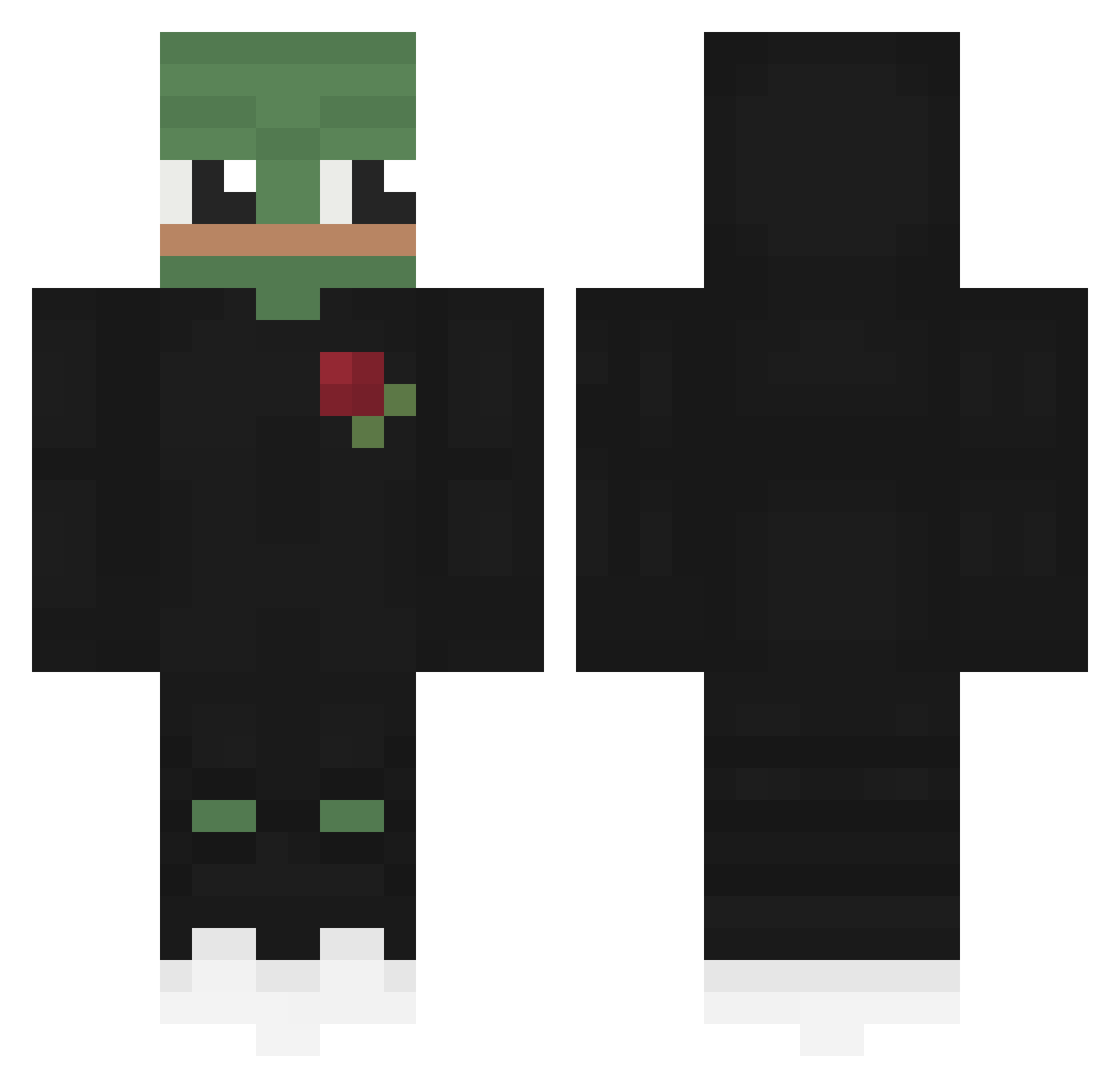 saenzdenzel1011 Minecraft skin, front and back view