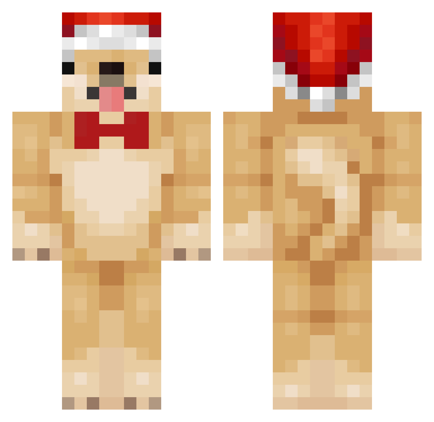 JAMESMES Minecraft skin, front and back view