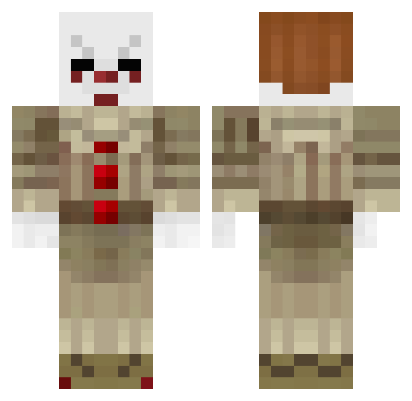 Zs___ Minecraft skin, front and back view