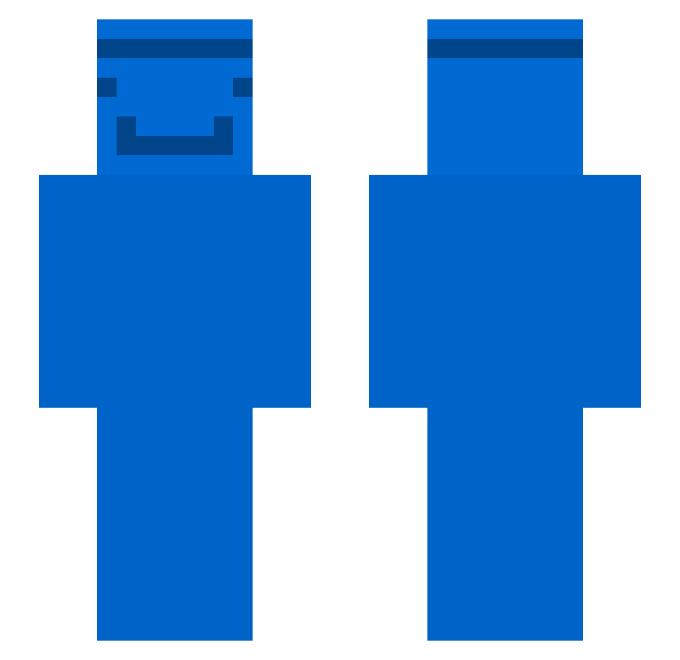 shizo14 Minecraft skin, front and back view