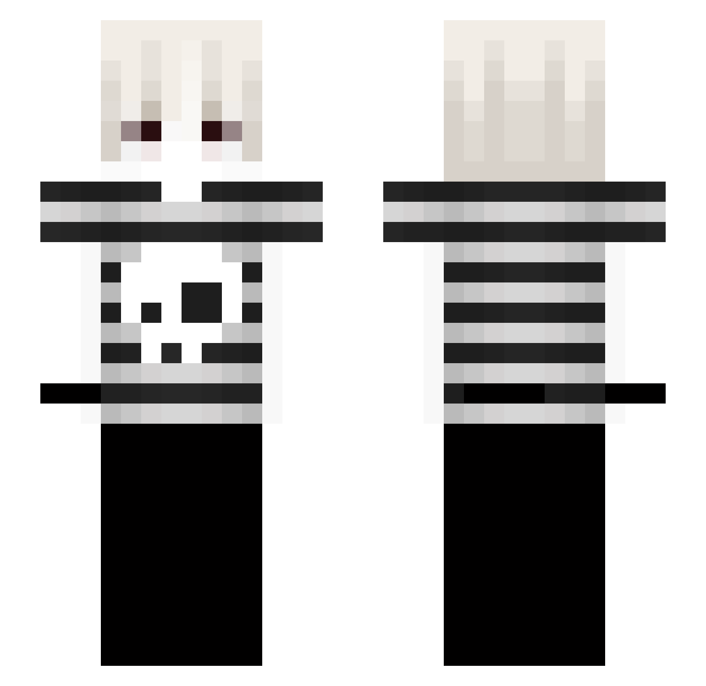 sa_nti Minecraft skin, front and back view