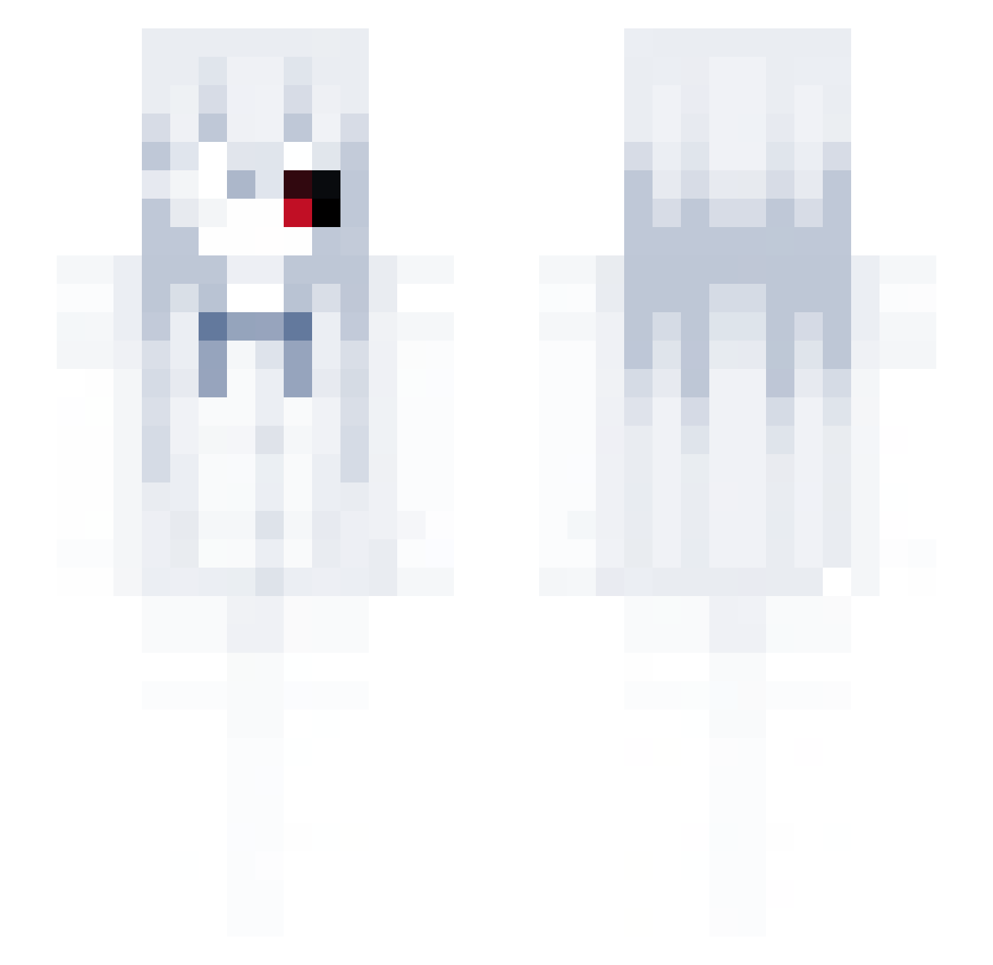 ritual1337 Minecraft skin, front and back view