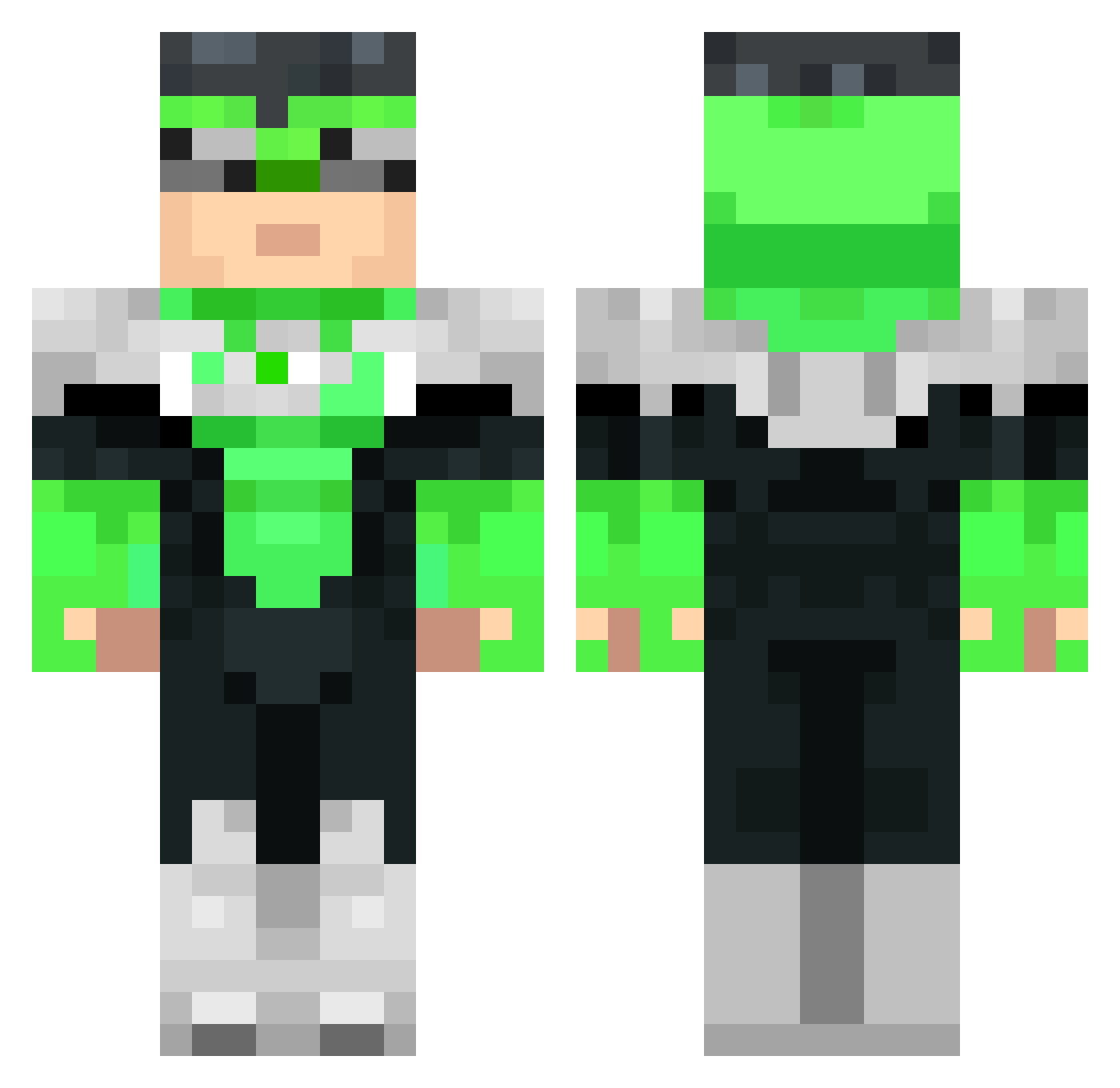 Rexin__ Minecraft skin, front and back view