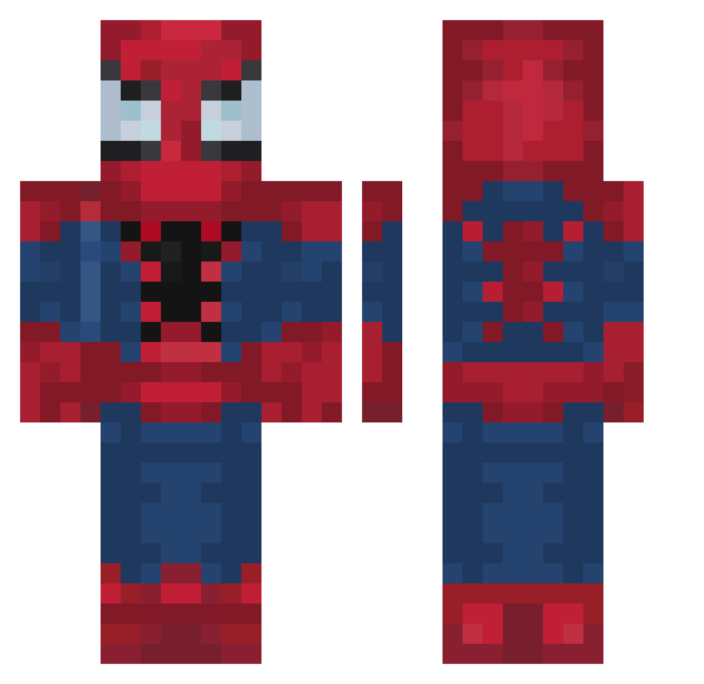 niclassssssssss Minecraft skin, front and back view