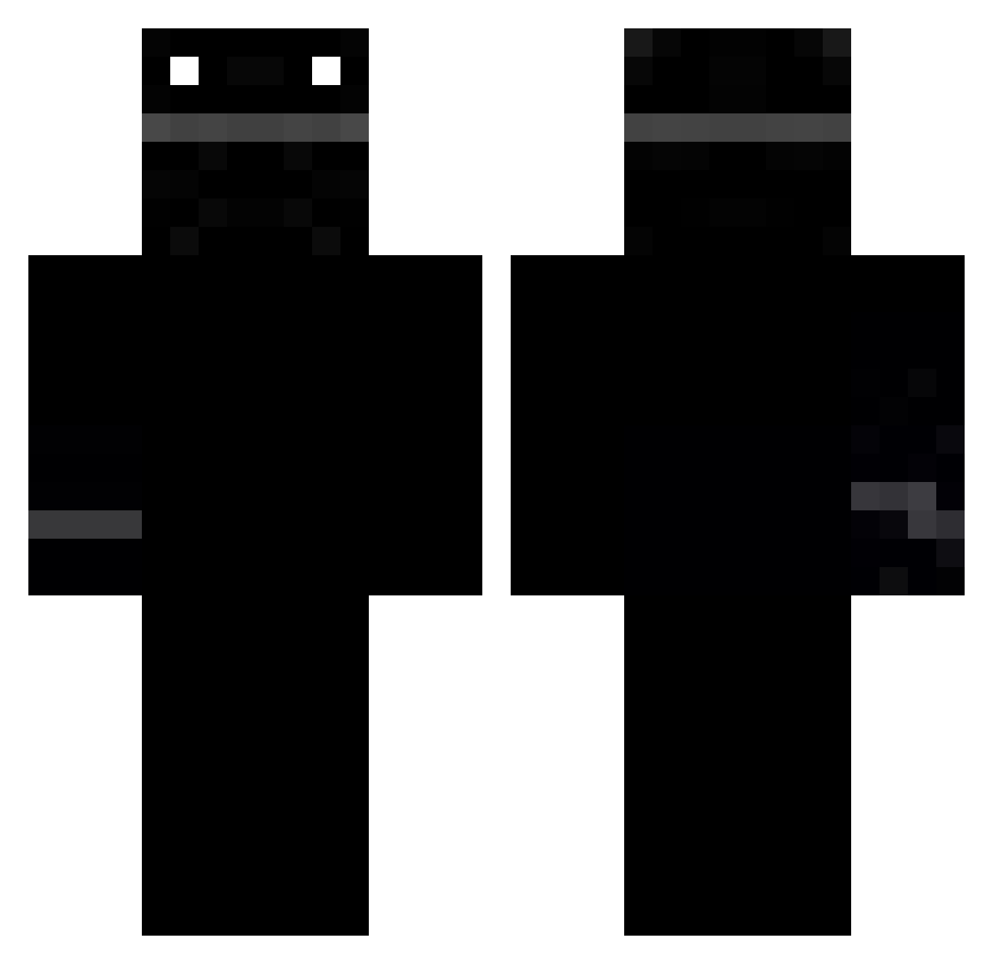 dsadsdys Minecraft skin, front and back view