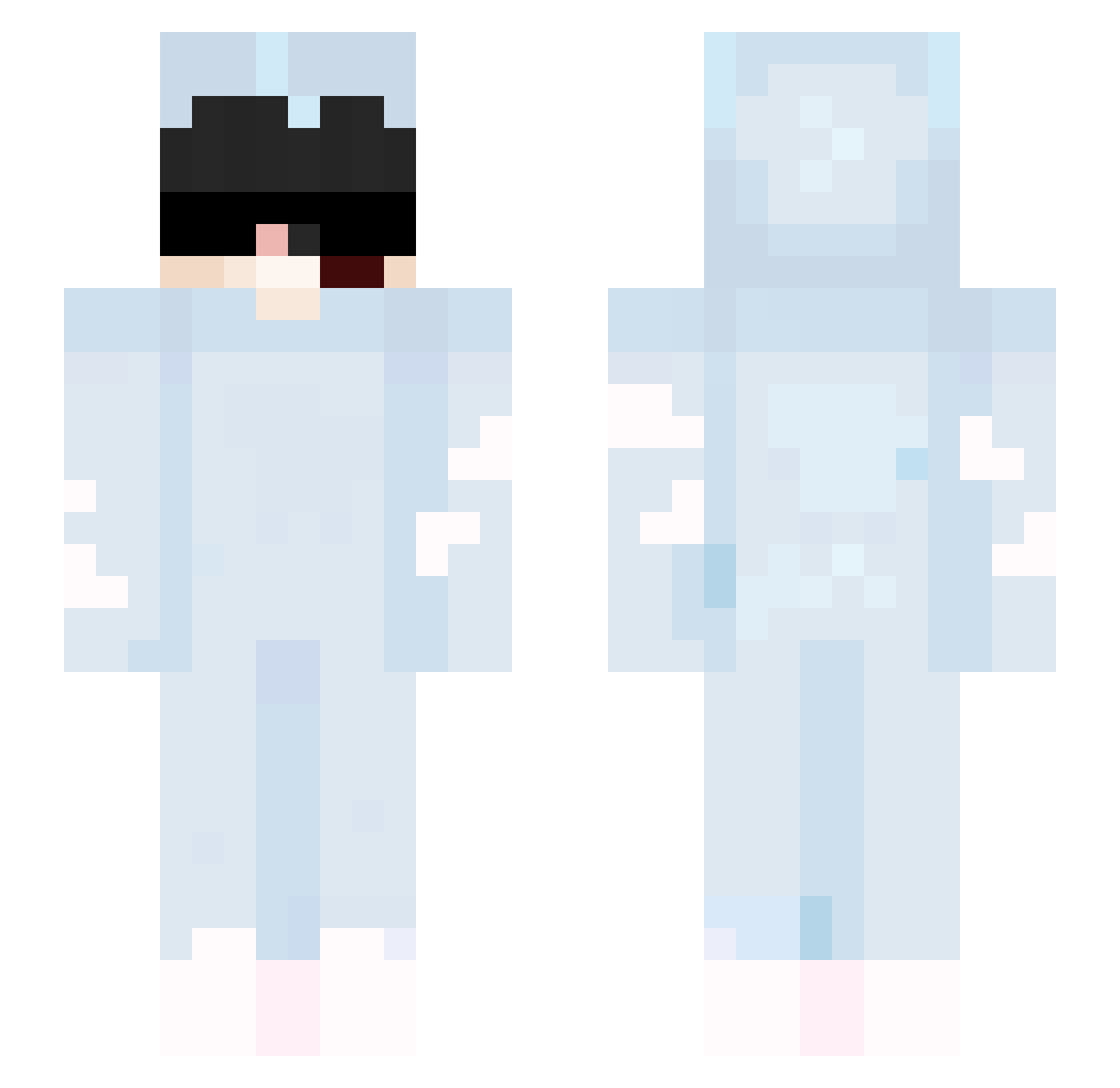 DannyPrince2013 Minecraft skin, front and back view