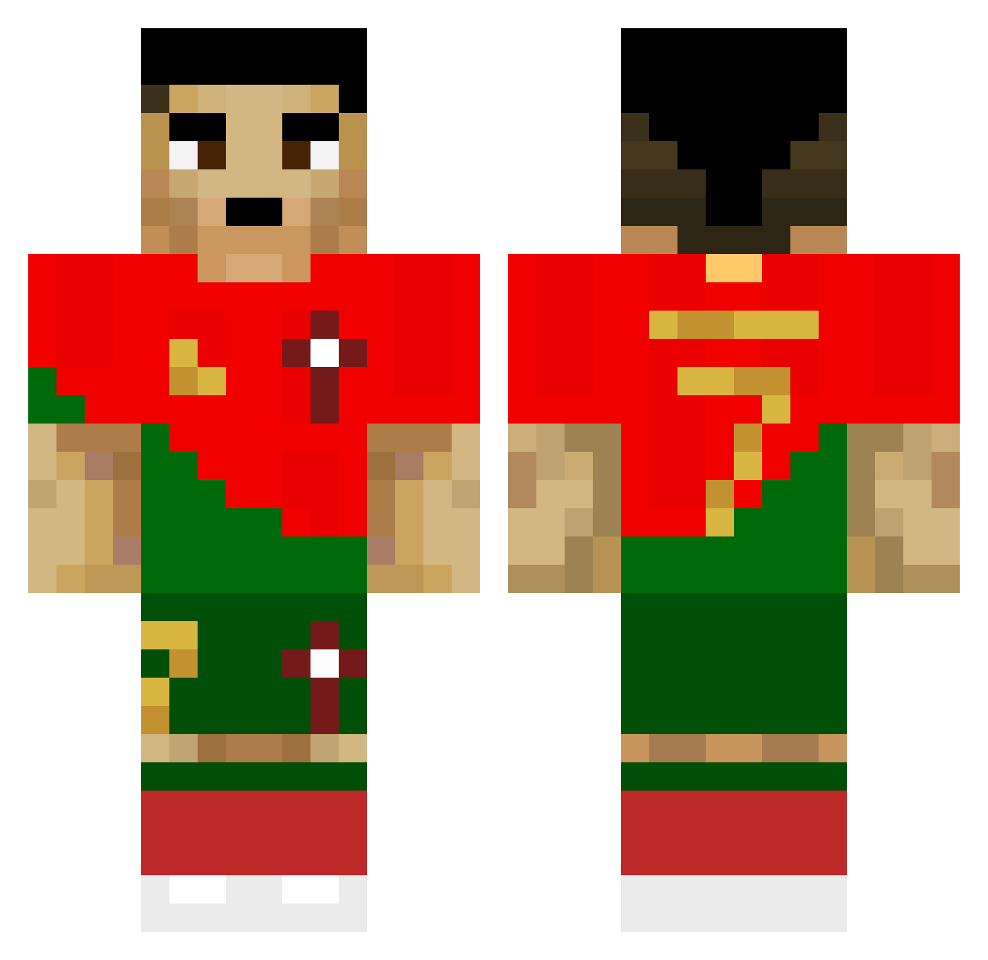 mister_na Minecraft skin, front and back view