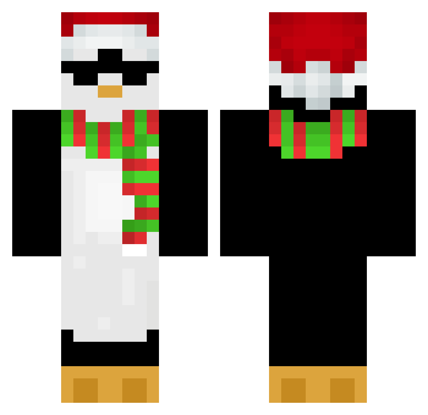 ninjatavuk35 Minecraft skin, front and back view