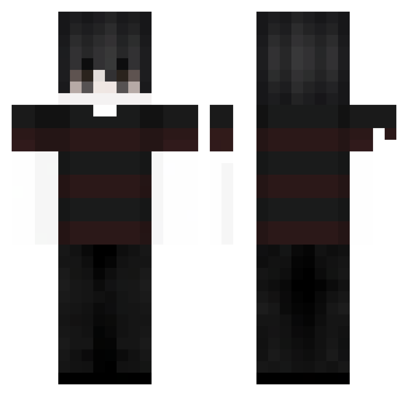 ryotoq00 Minecraft skin, front and back view