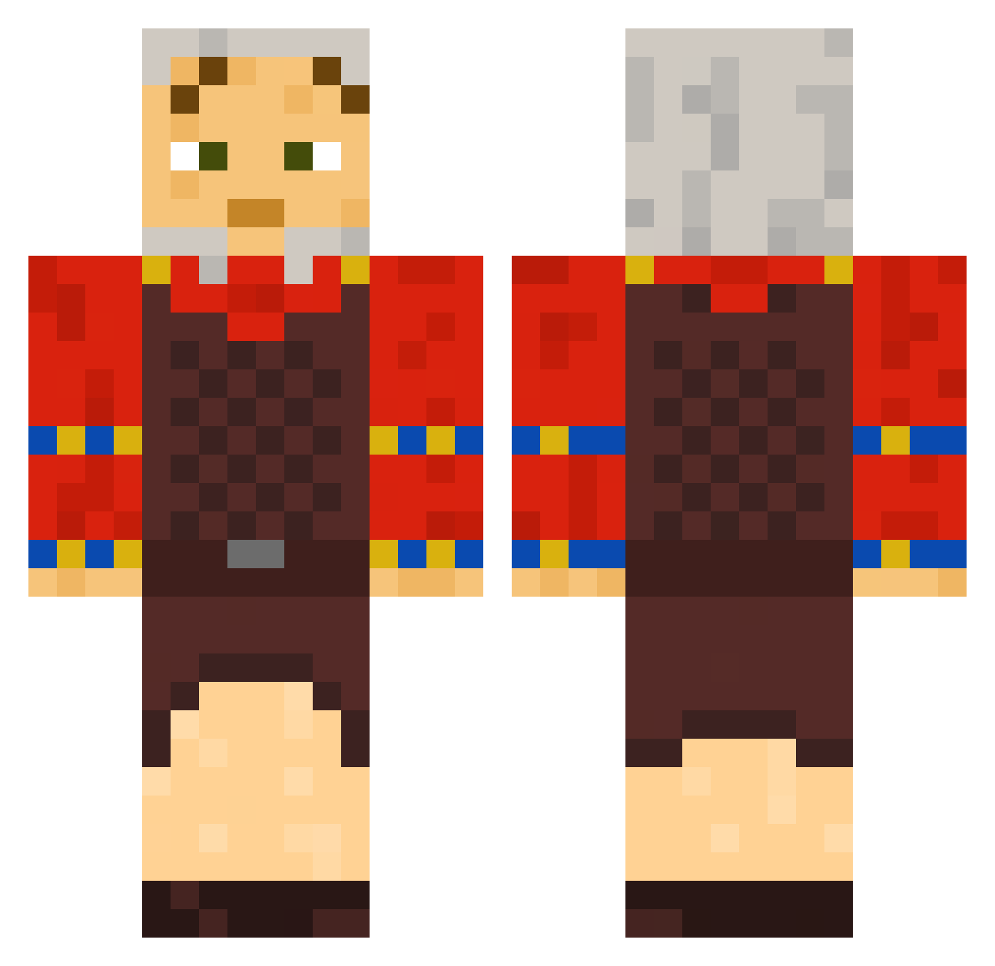 ConnectionGuy_ Minecraft skin, front and back view